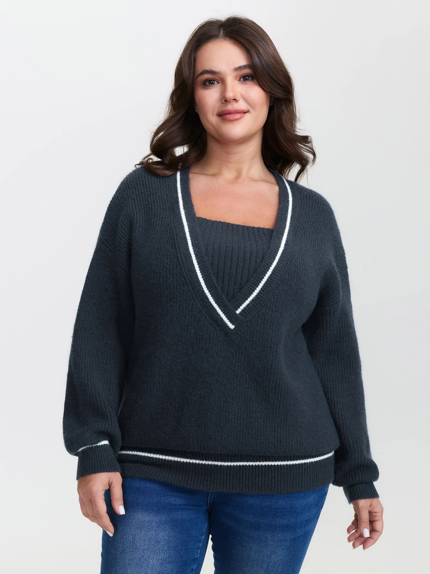 2-in-1 Balloon Sleeve Pullover - Image 4