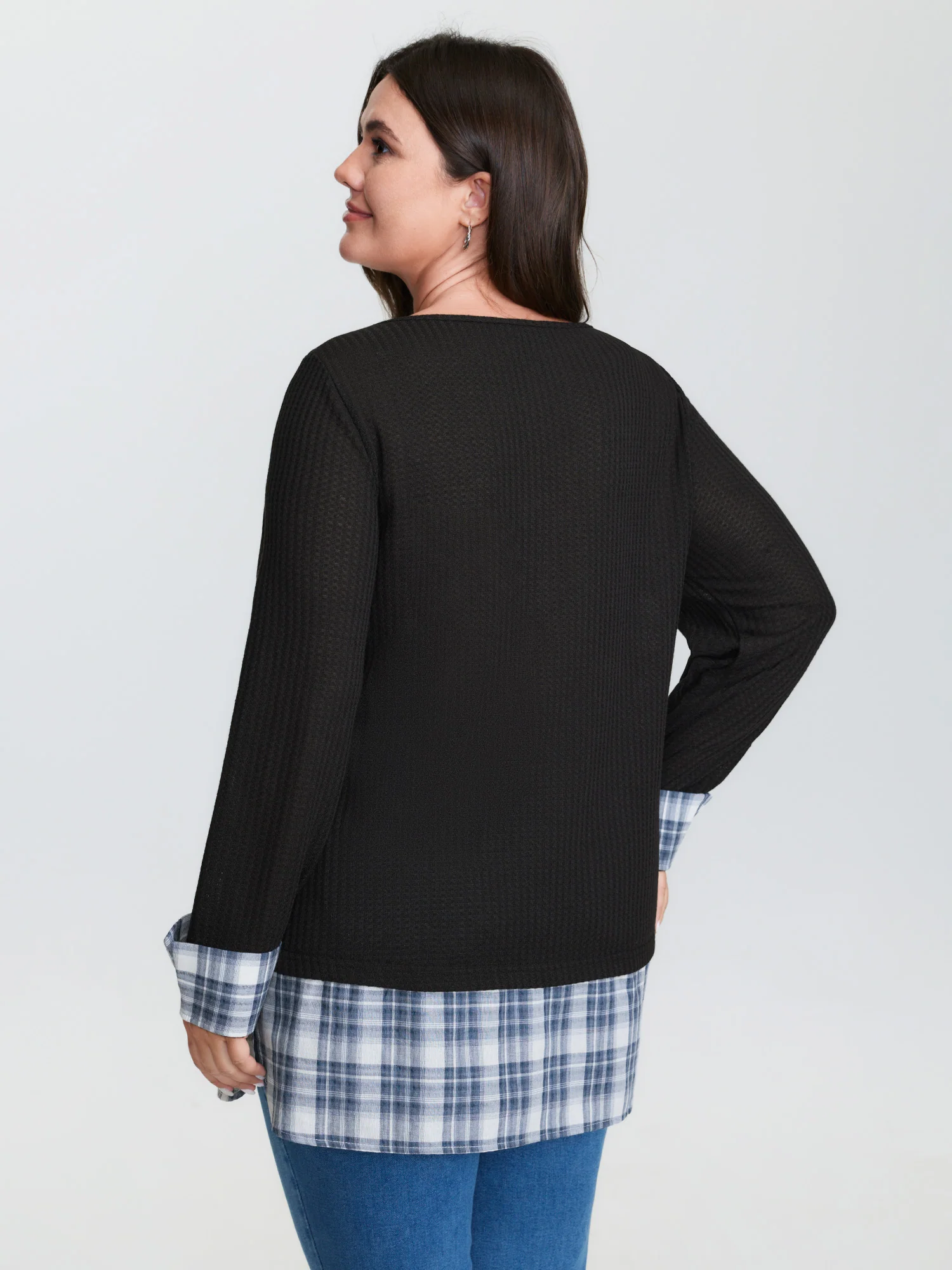 2-in-1 Checkered T-Shirt - Image 5