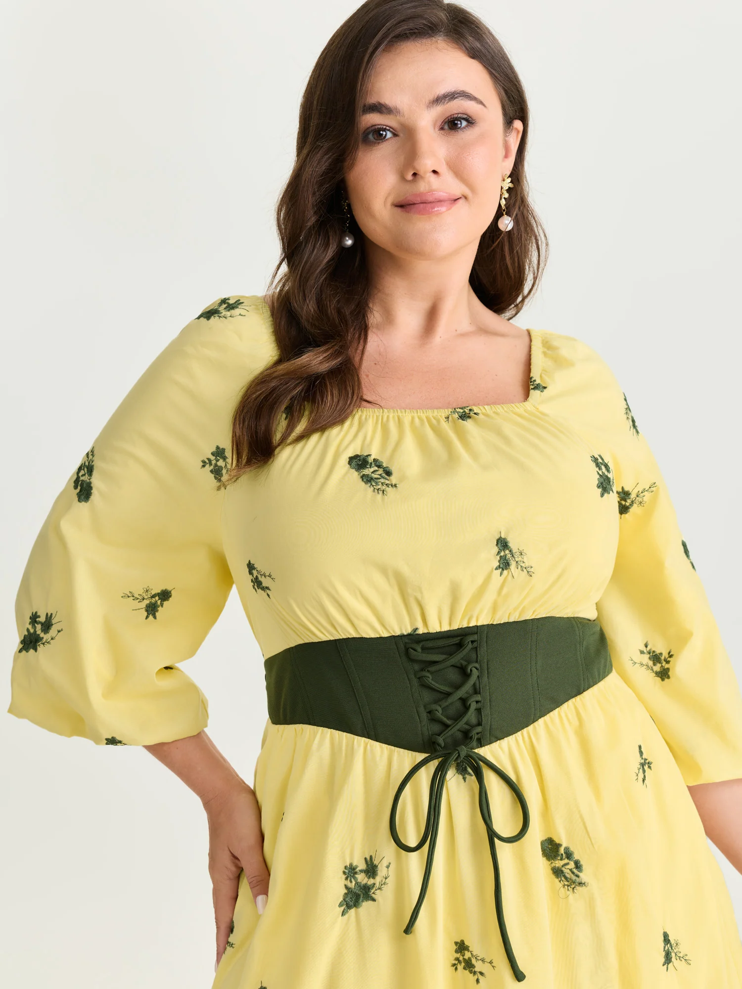 2-in-1 Embroidered Tulle Maxi Dress - Image 10