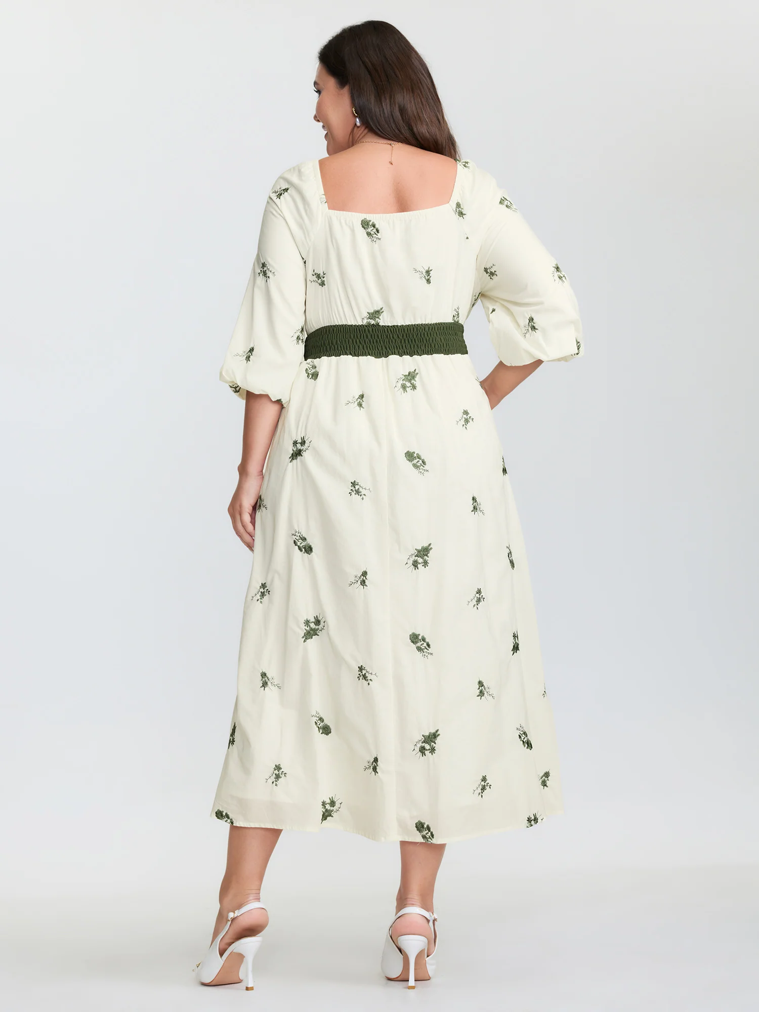 2-in-1 Embroidered Tulle Maxi Dress - Image 5