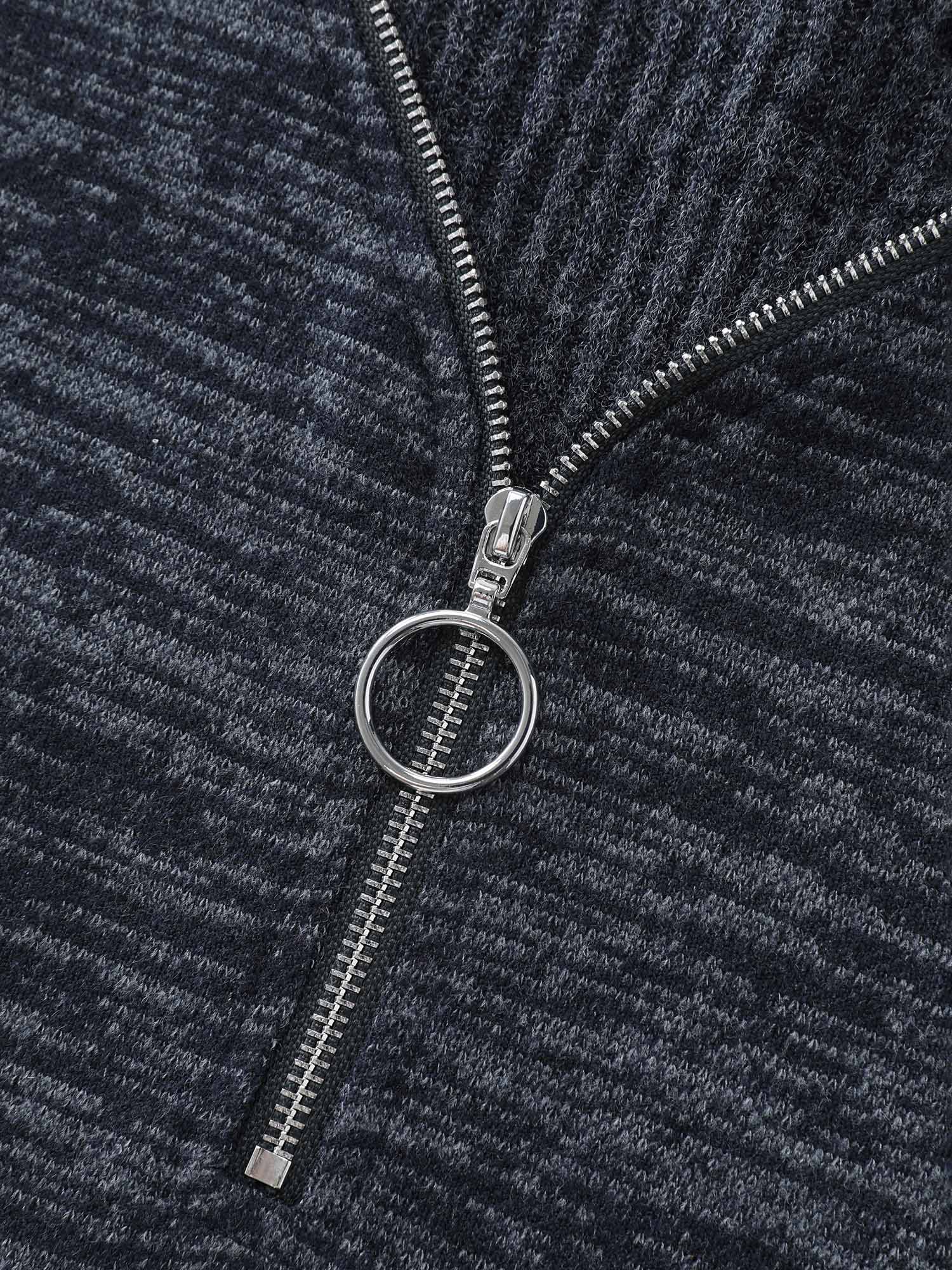 2-in-1 Heather Half-Zipper Hoodie - Image 5
