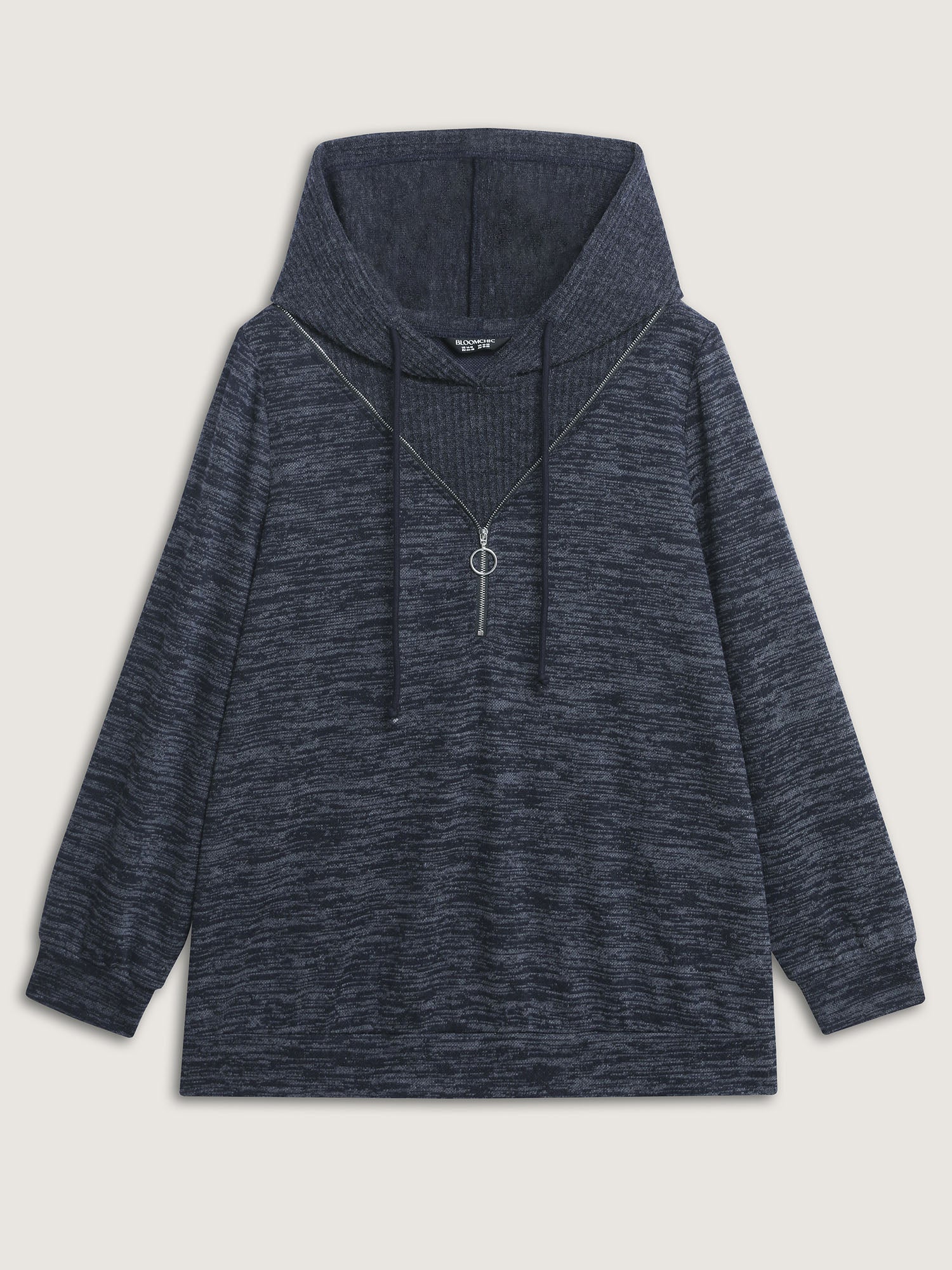 2-in-1 Heather Half-Zipper Hoodie - Image 7