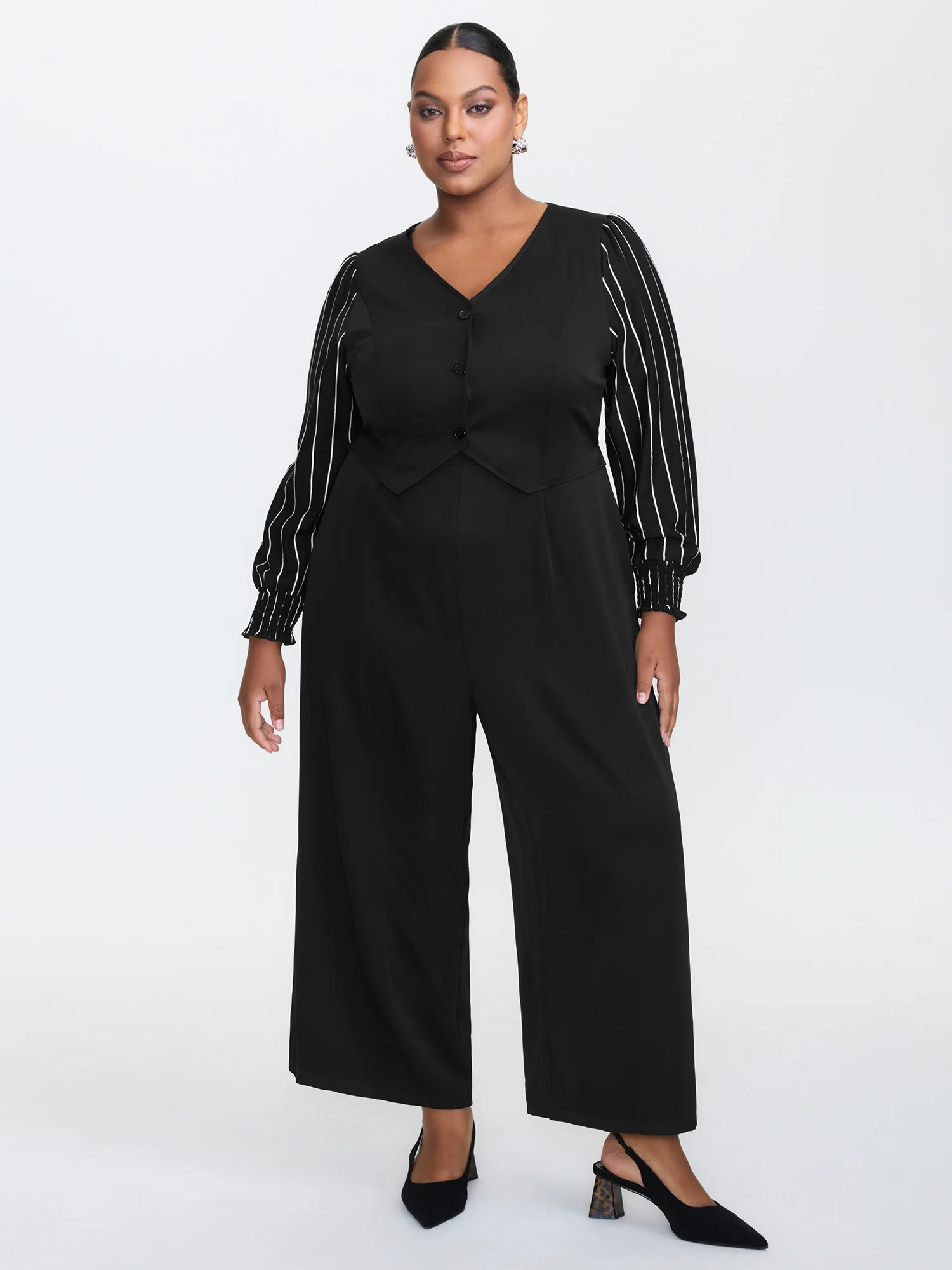 2-in-1 Hidden Zipper Jumpsuit - Image 4