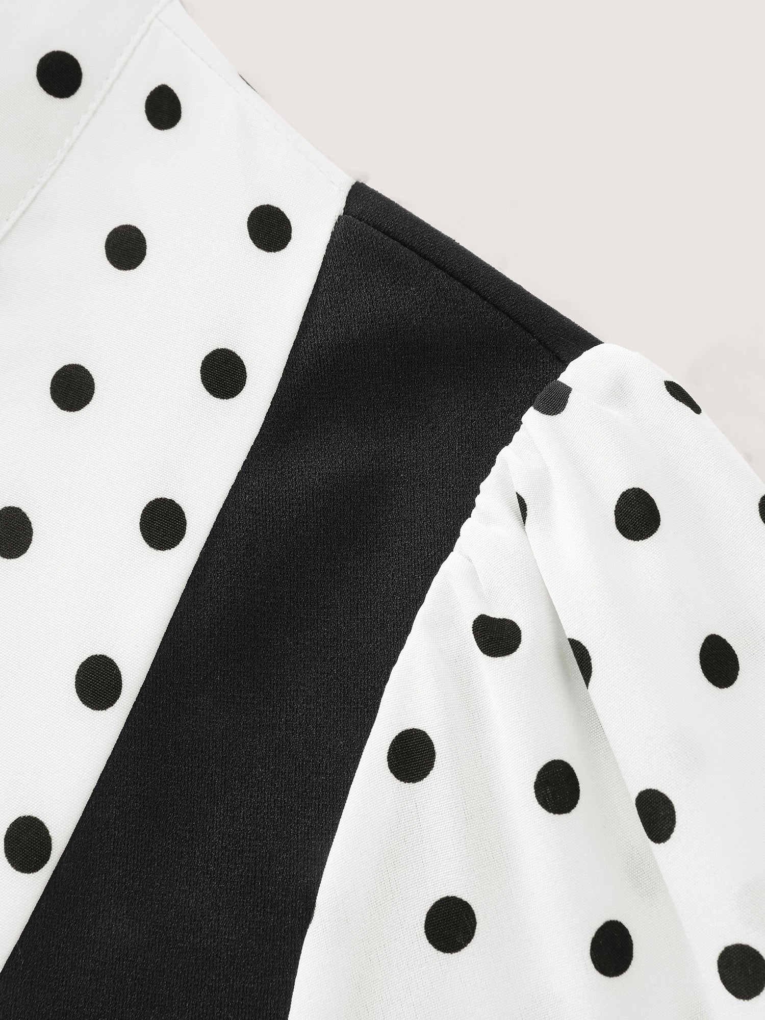 2-In-1 Polka Dot Neck-Tie Jumpsuit - Image 7
