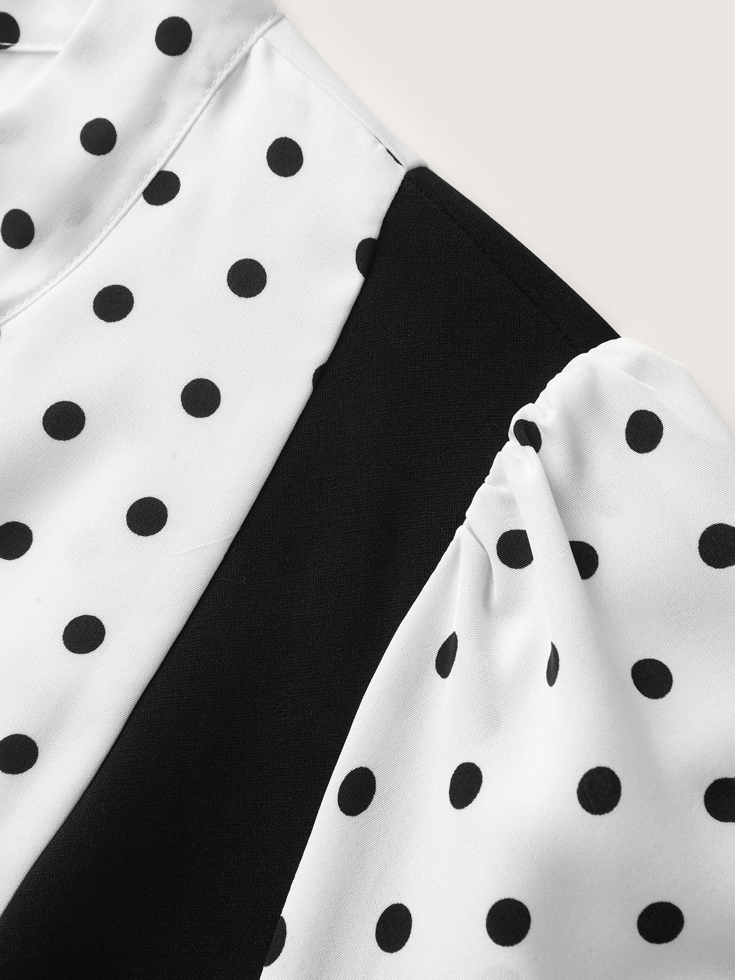 2-In-1 Polka Dots Overall Midi Dress - Image 6