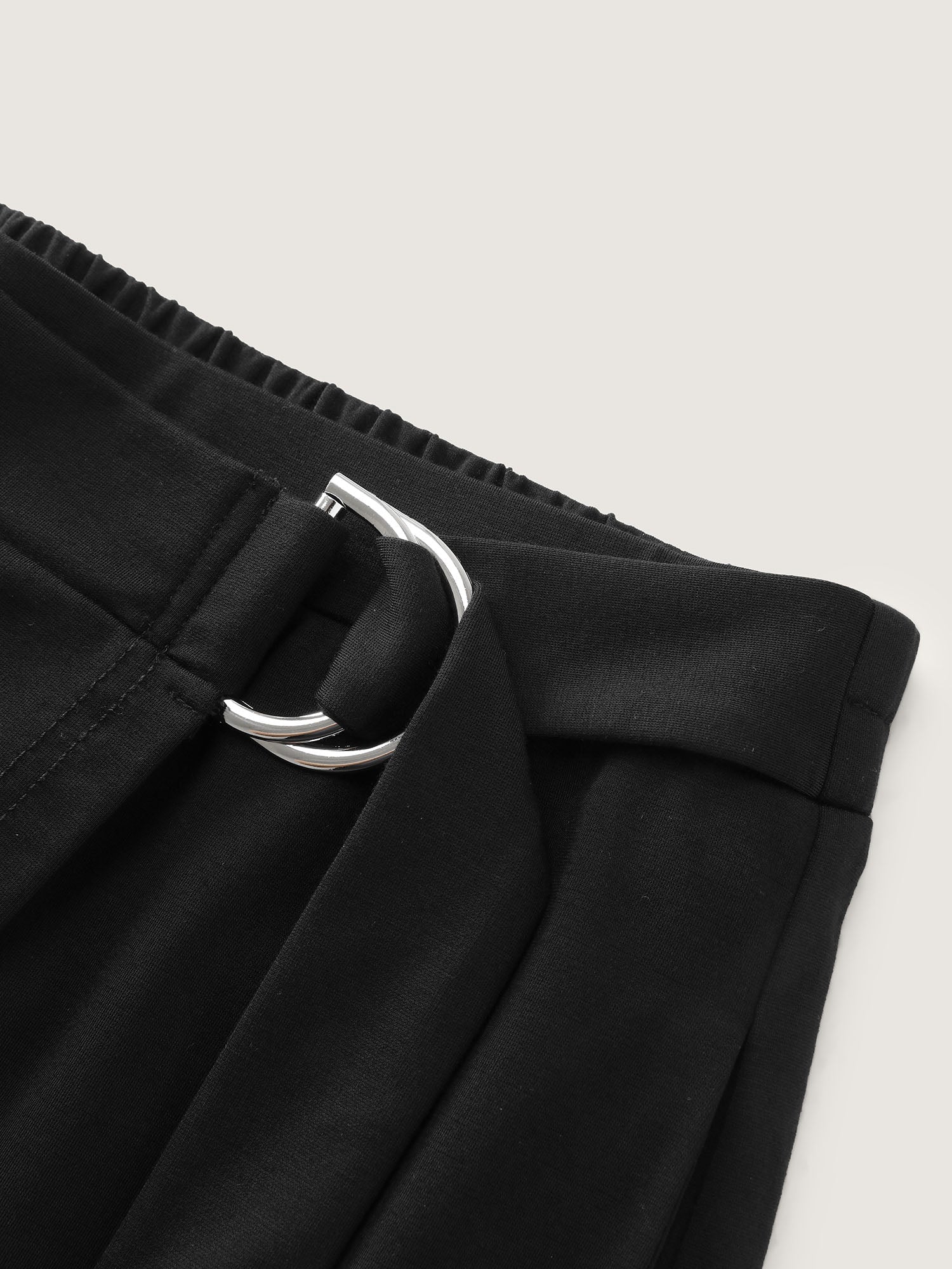 2-in-1 Side Buckle Wide-Leg Shorts - Image 6