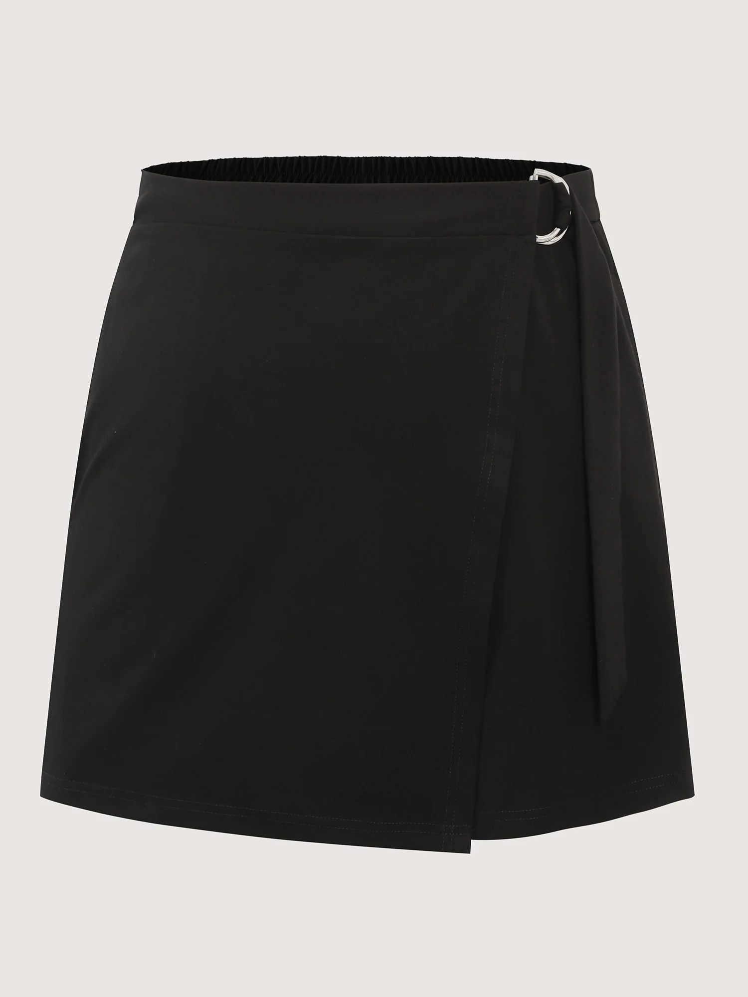 2-in-1 Side Buckle Wide-Leg Shorts - Image 8