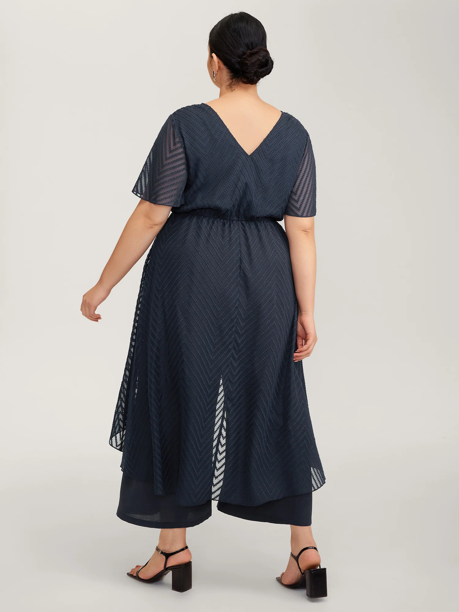 2-in-1 Tummy-Friendly Ruffled Jumpsuit - Image 4