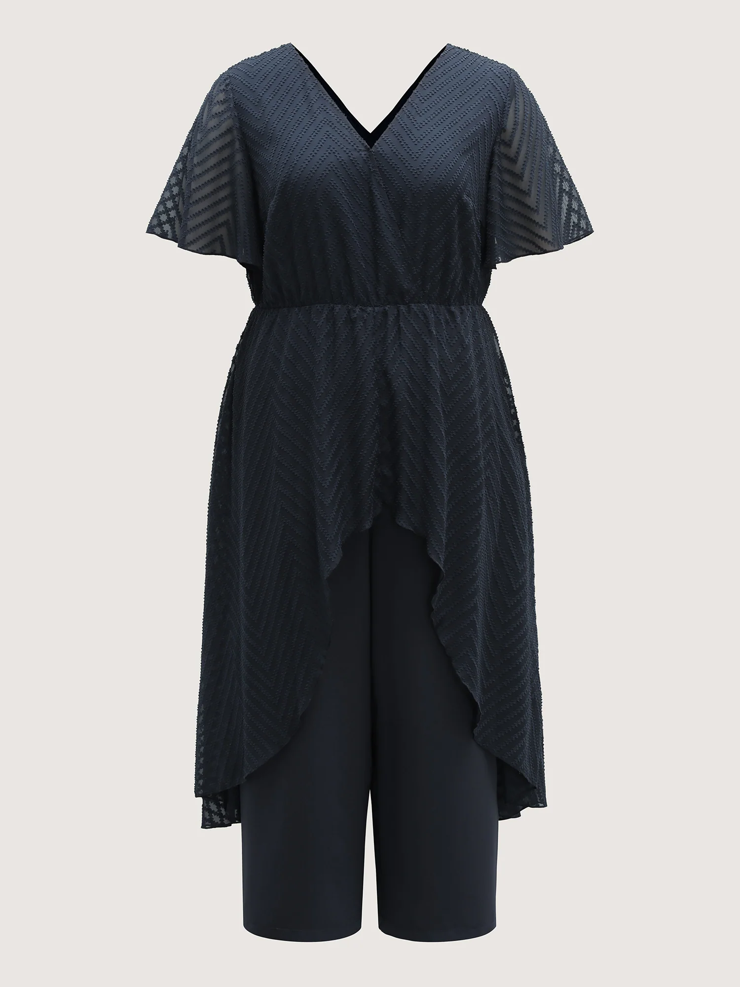 2-in-1 Tummy-Friendly Ruffled Jumpsuit - Image 7