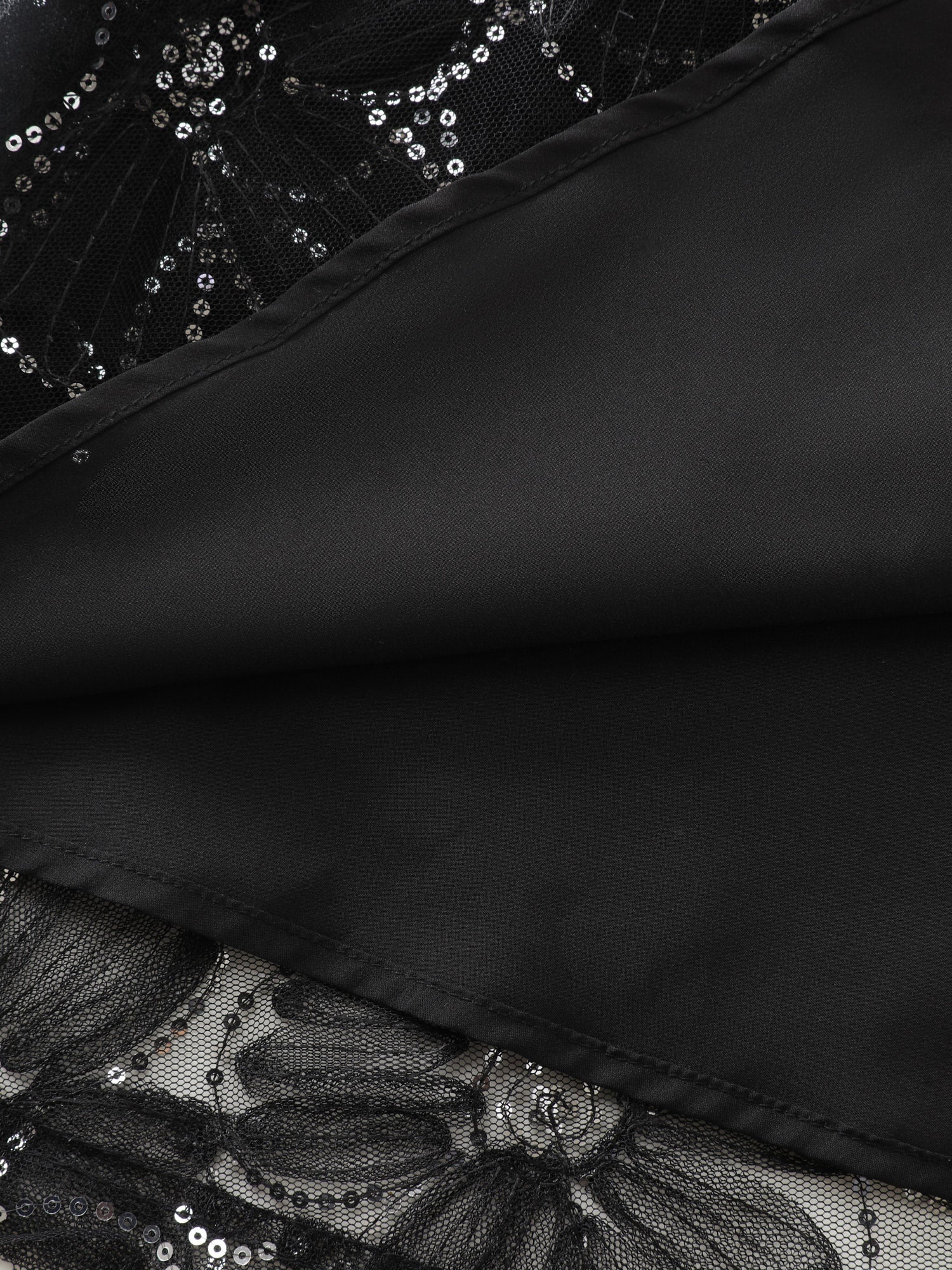 3D Floral Mesh Stretchy Waist Maxi Skirt - Image 7