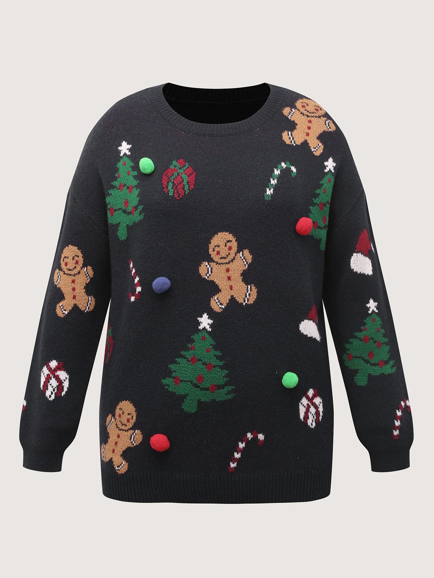 Supersoft 3D Holiday Pattern Jacquard Pullover - Image 5