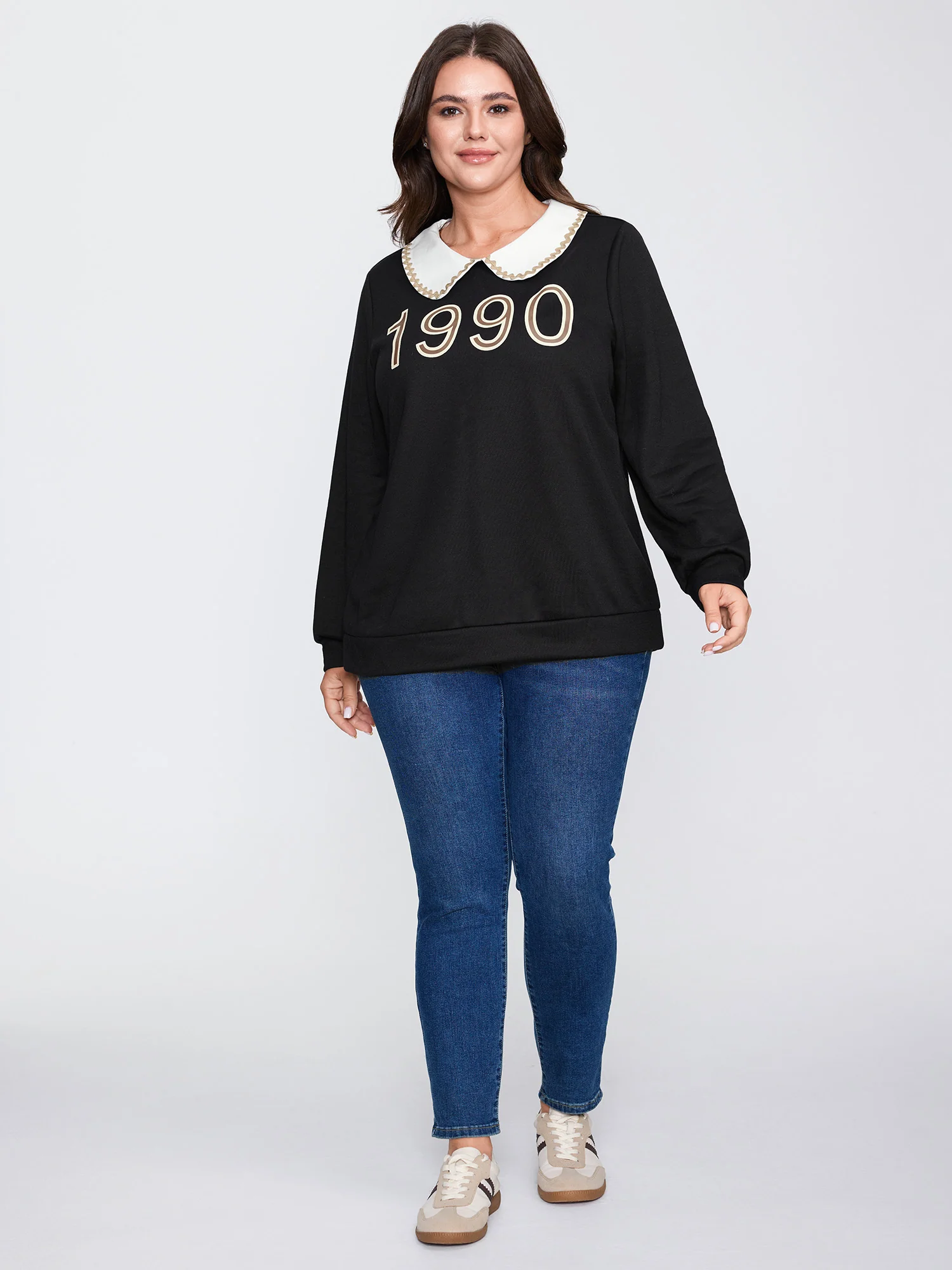 90's Dream Color Contrast Sweatshirt - Image 3