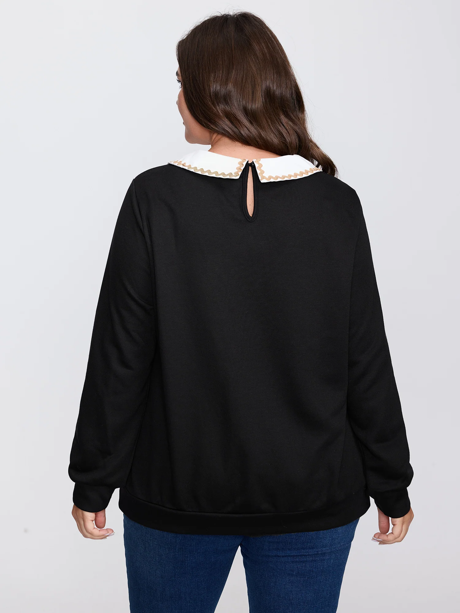 90's Dream Color Contrast Sweatshirt - Image 4