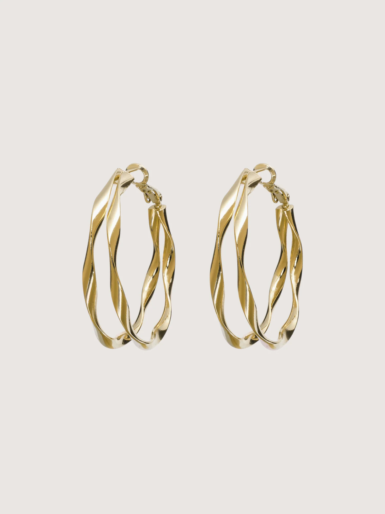 925 Silver Needle Textured Hoop Earrings