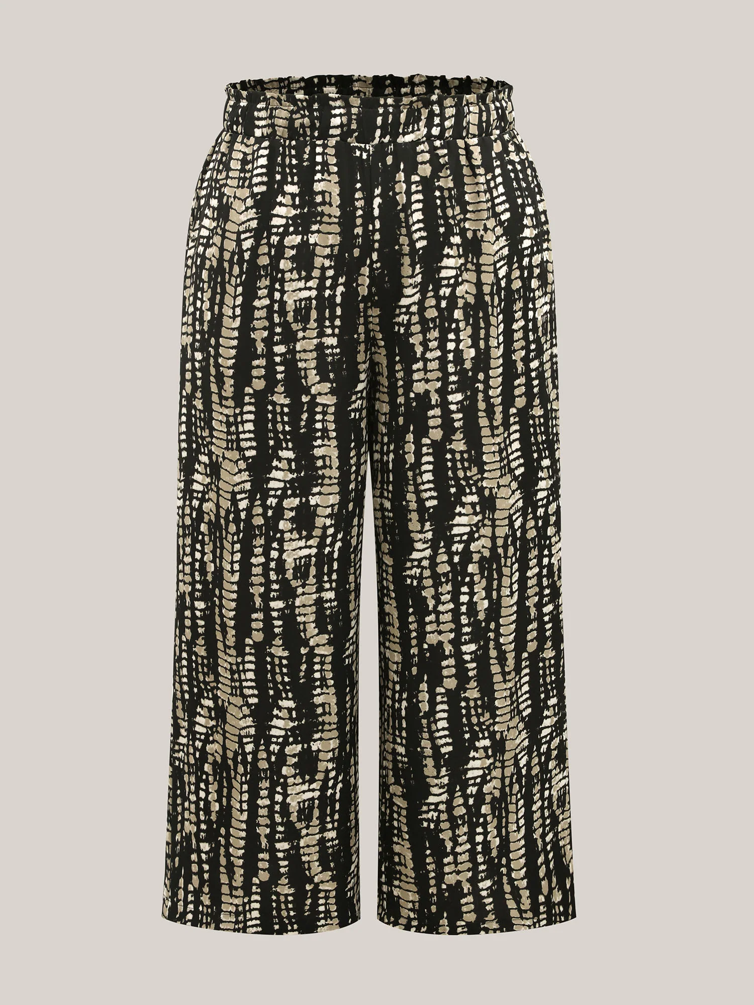 Abstract Tie-Dye Wide-Leg Pants - Image 7