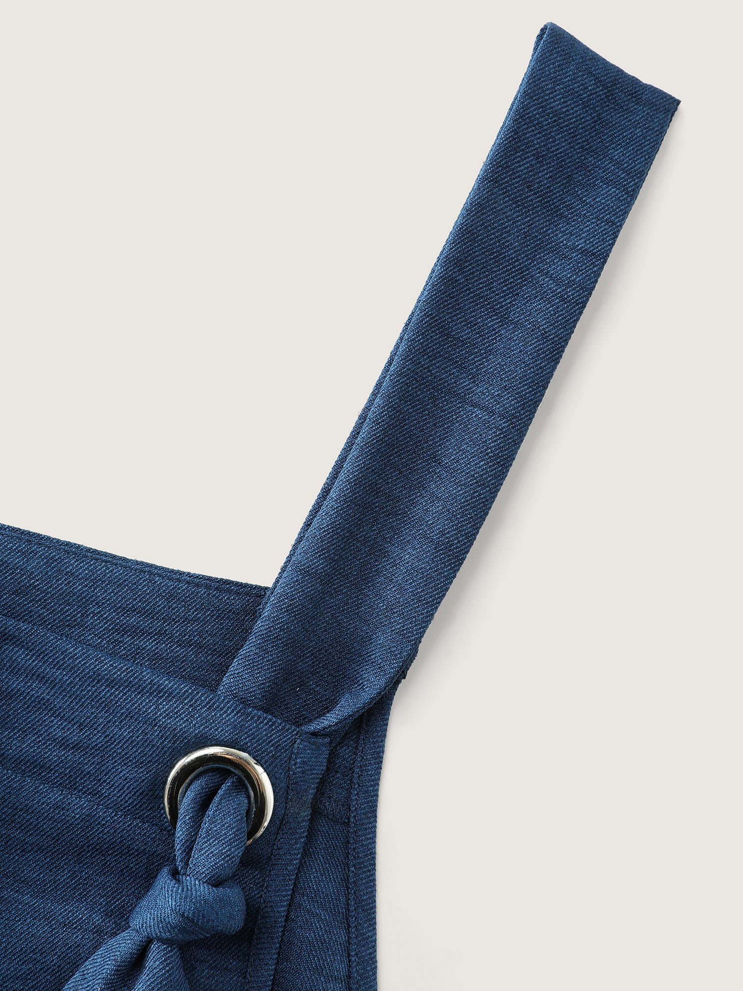 Adjustable Curvy Hem Pockets Overall Jumpsuit - Image 6