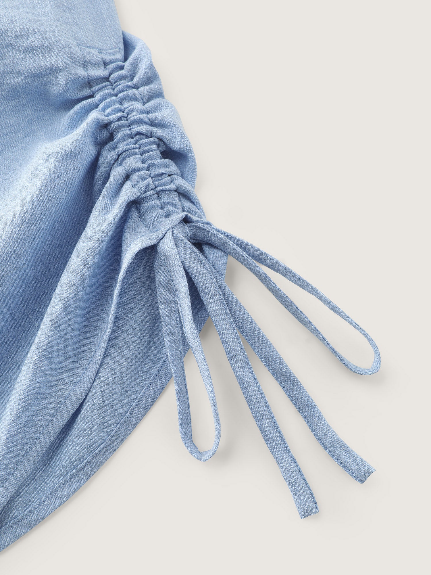 Adjustable Gathered Sleeve Button Blouse - Image 7