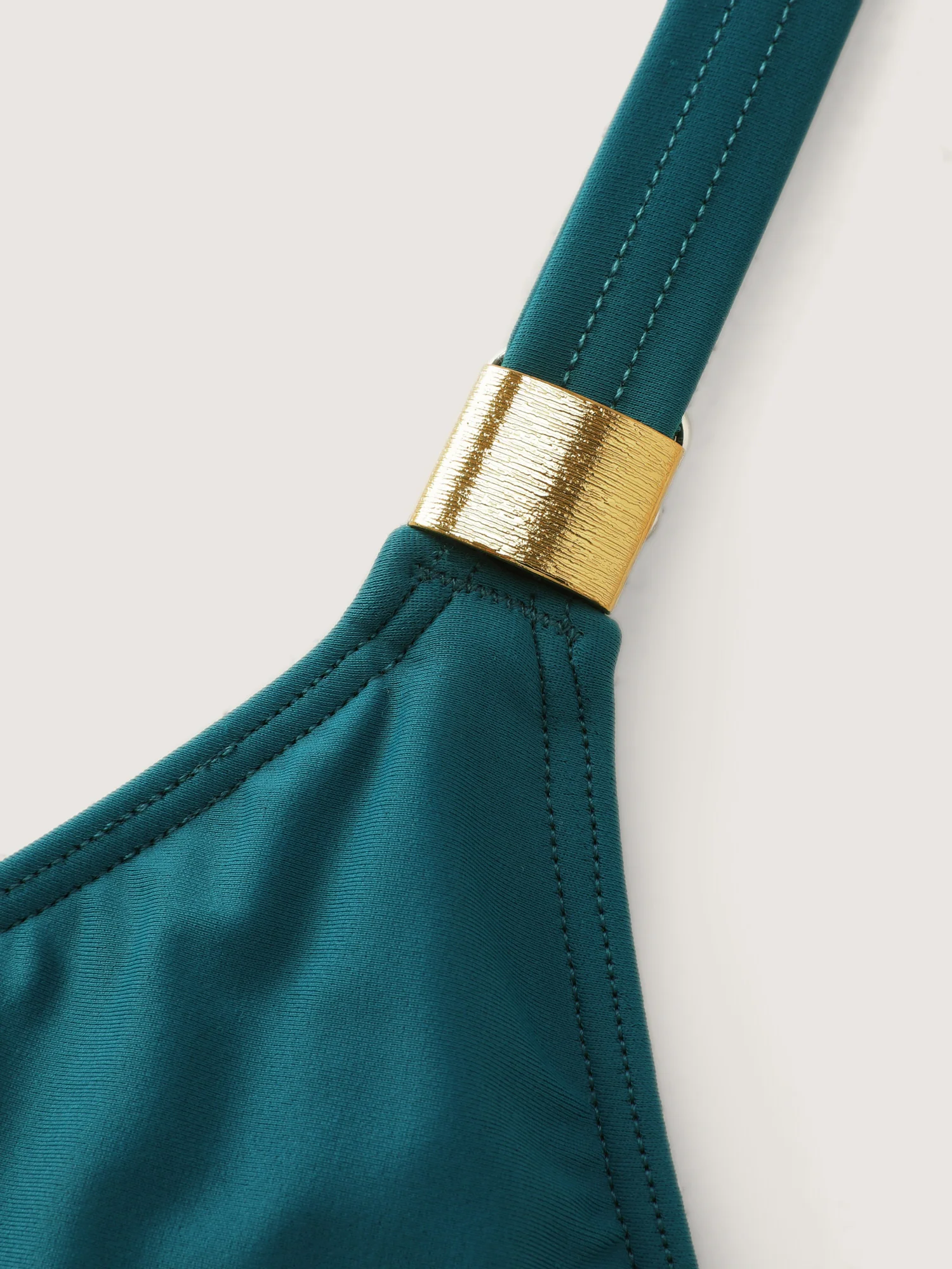 Adjustable Pockets Layered One-Piece Swimsuit - Image 7