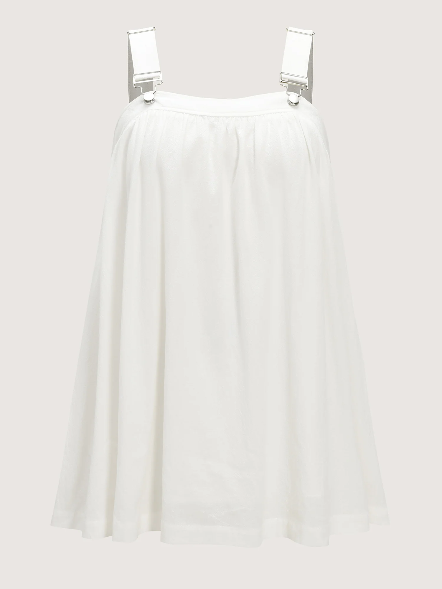 Cotton Adjustable Strap A-Line Tunic Dress - Image 7
