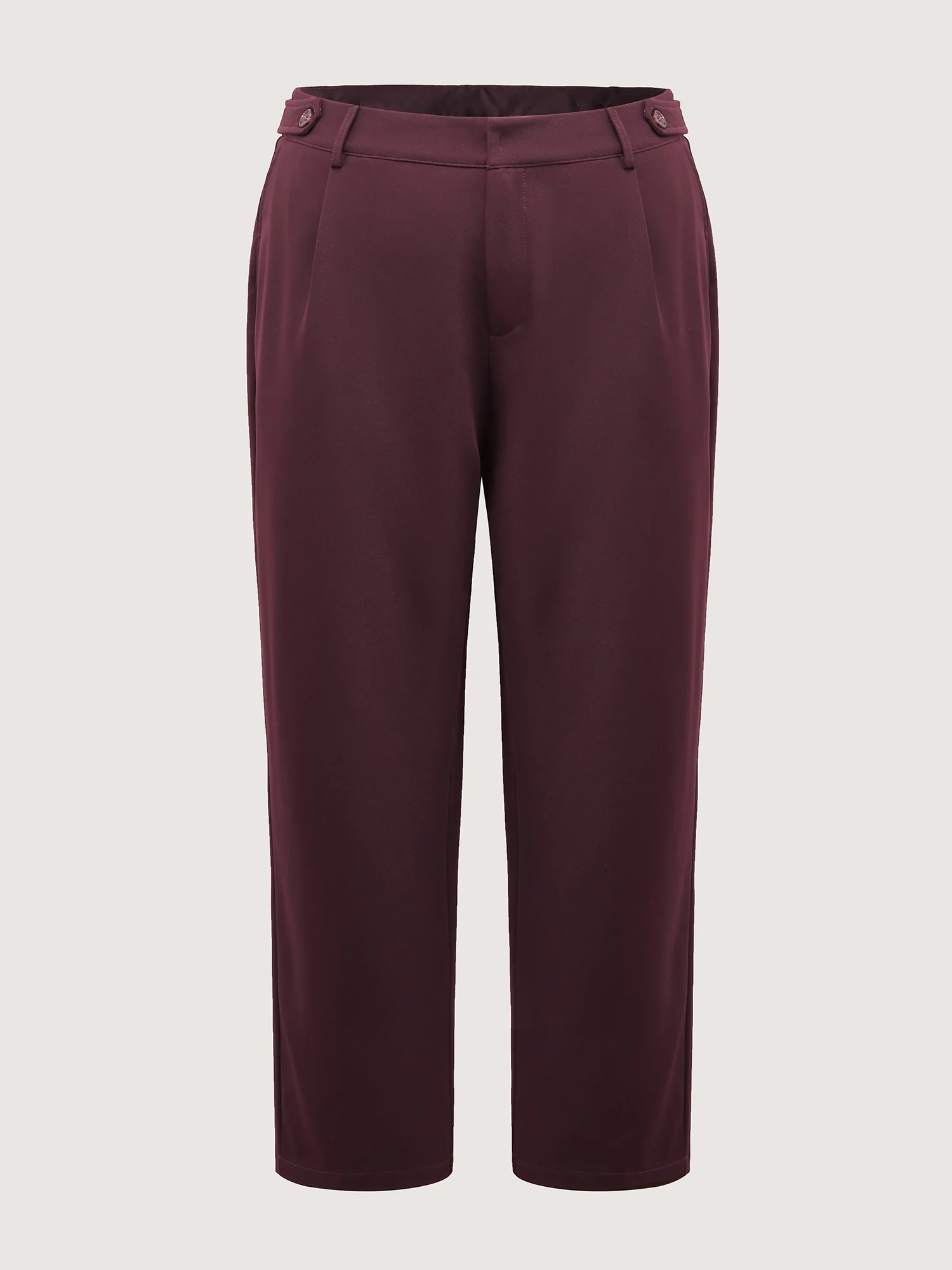 Adjustable Waist Straight-Leg Pants - Image 7