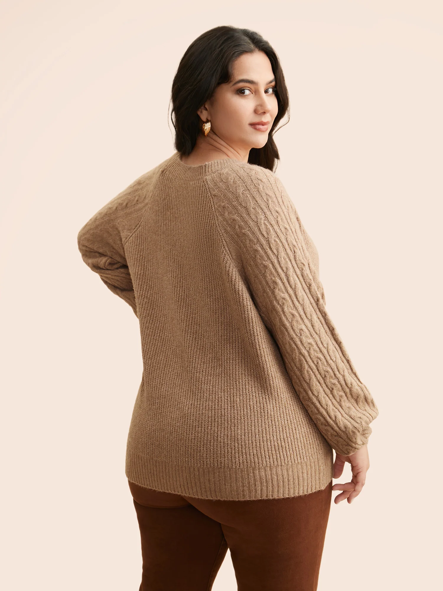 Air Cozy Cable Knit Cardigan - Image 2