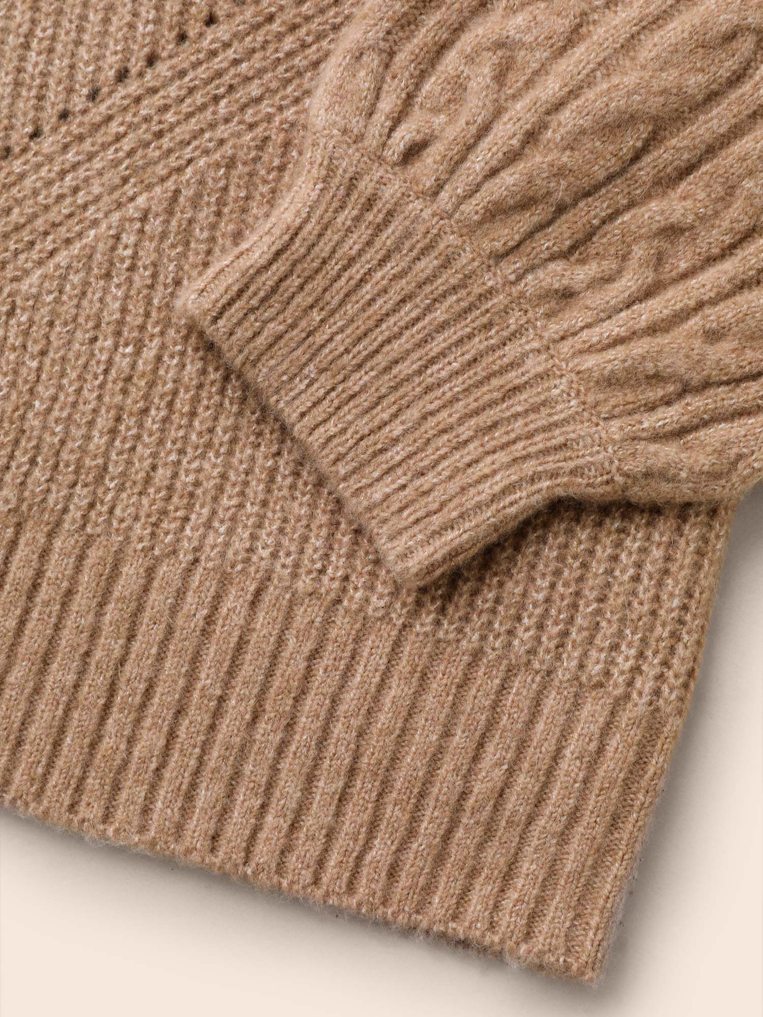 Air Cozy Cable Knit Cardigan - Image 7