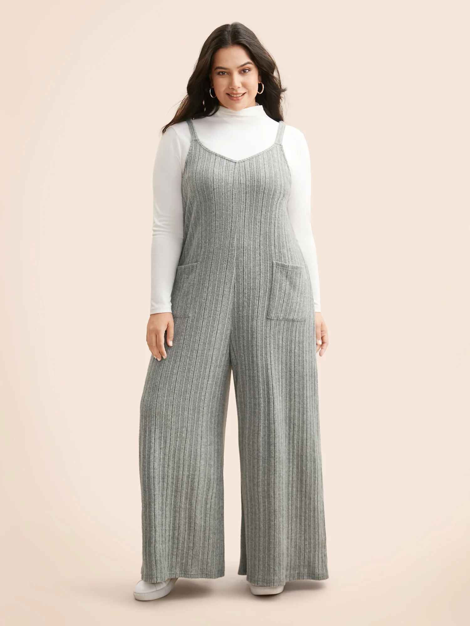 Airy Cozy Cami Wide-Leg Jumpsuit - Image 5
