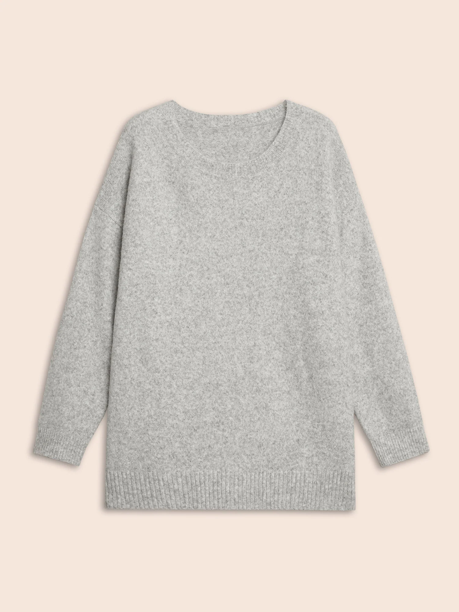 Airy Cozy Drop Shoulder Wool Pullover - Image 10