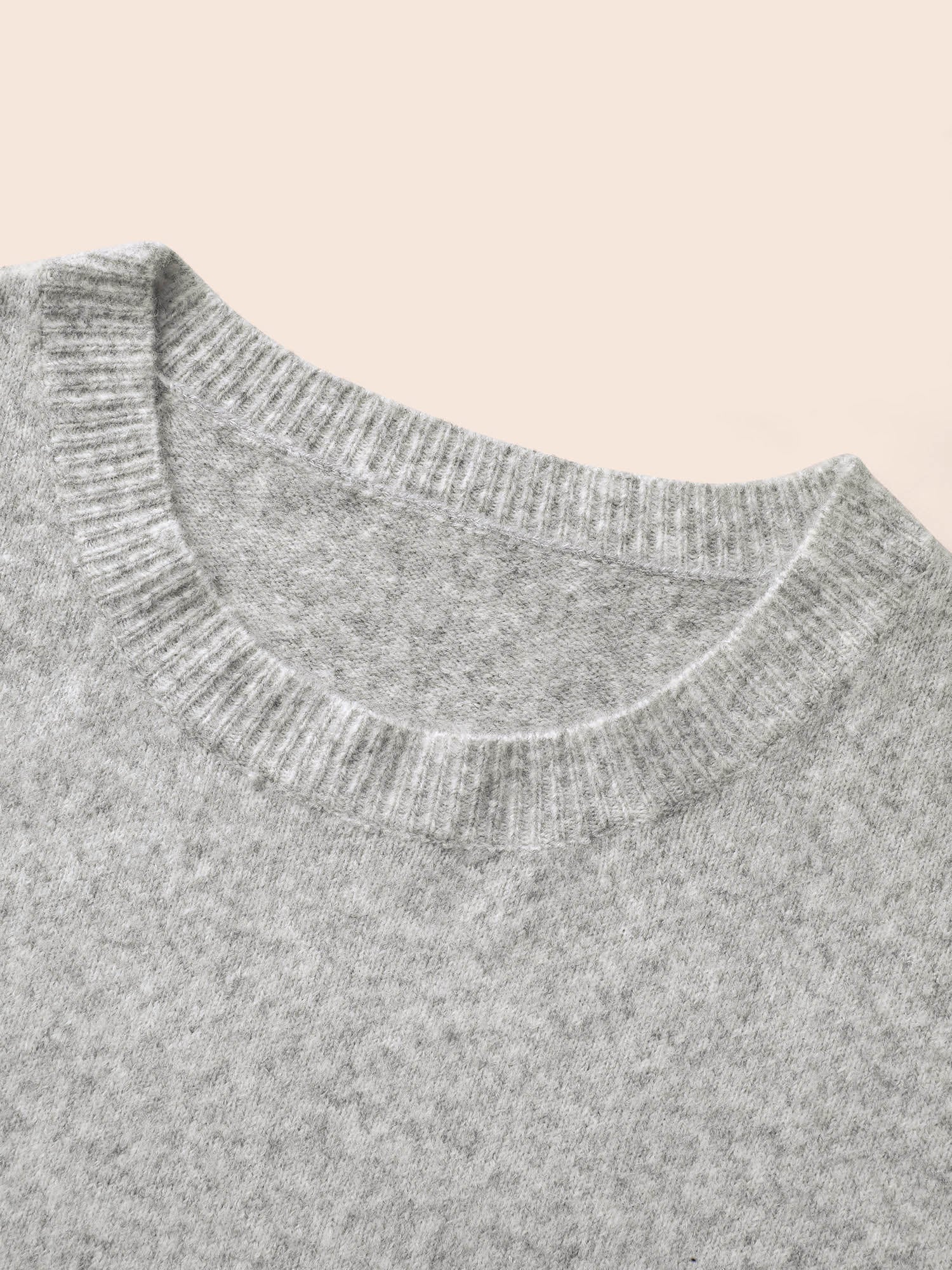 Airy Cozy Drop Shoulder Wool Pullover - Image 8