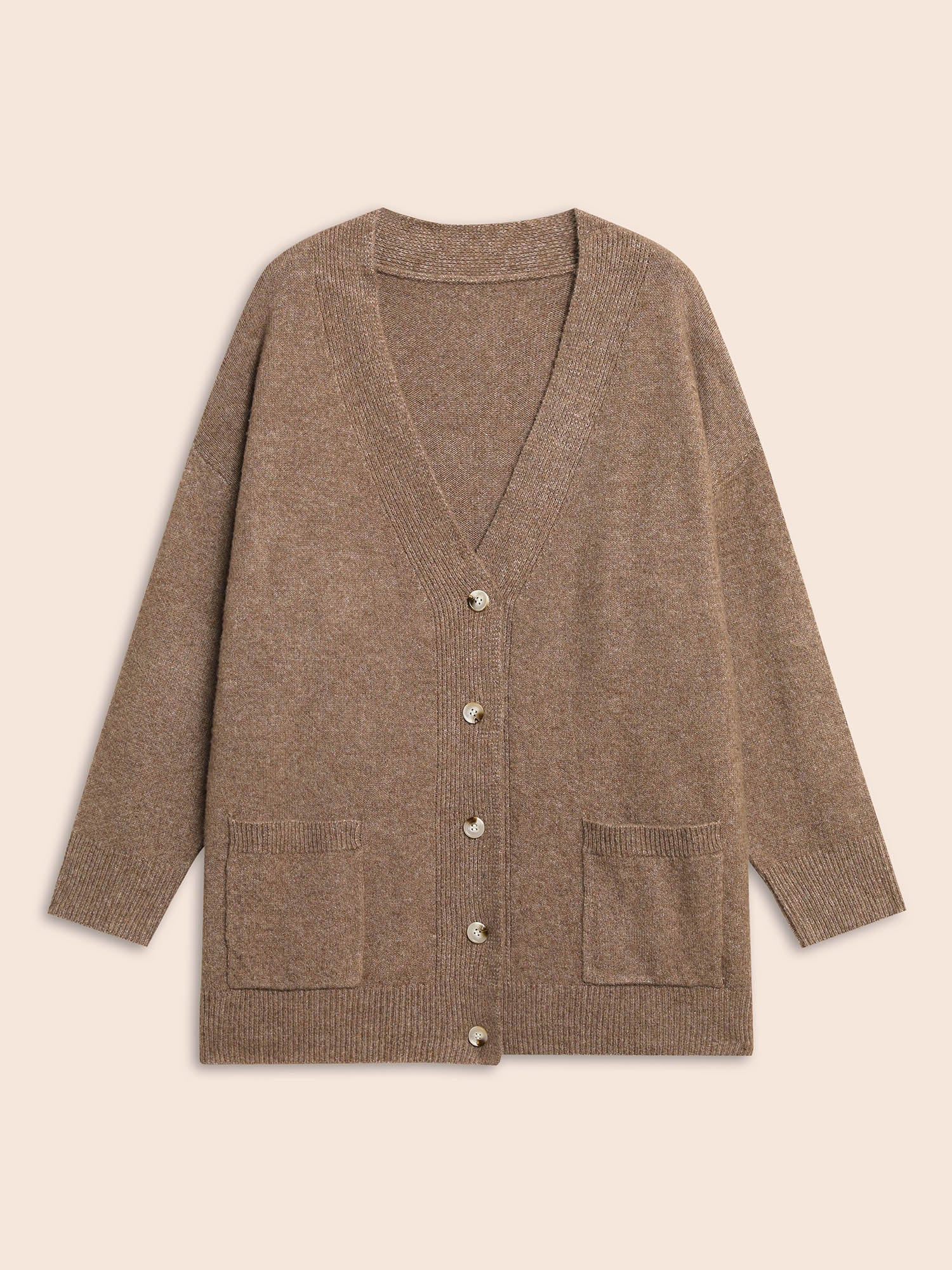 Airy Cozy V Neck Cardigan - Image 8