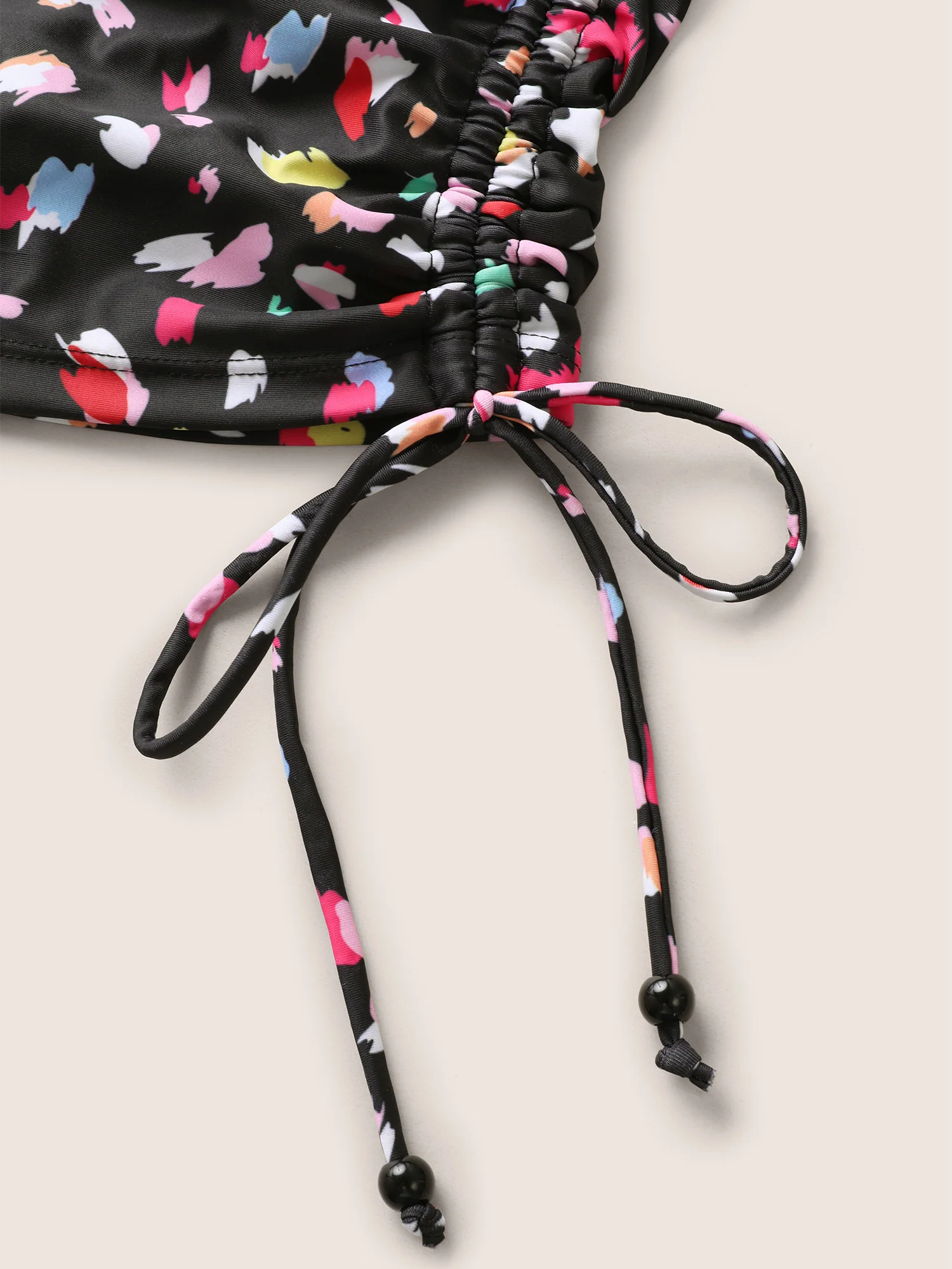 Allover Print Drawstring Skinny Swim Bottom - Image 11