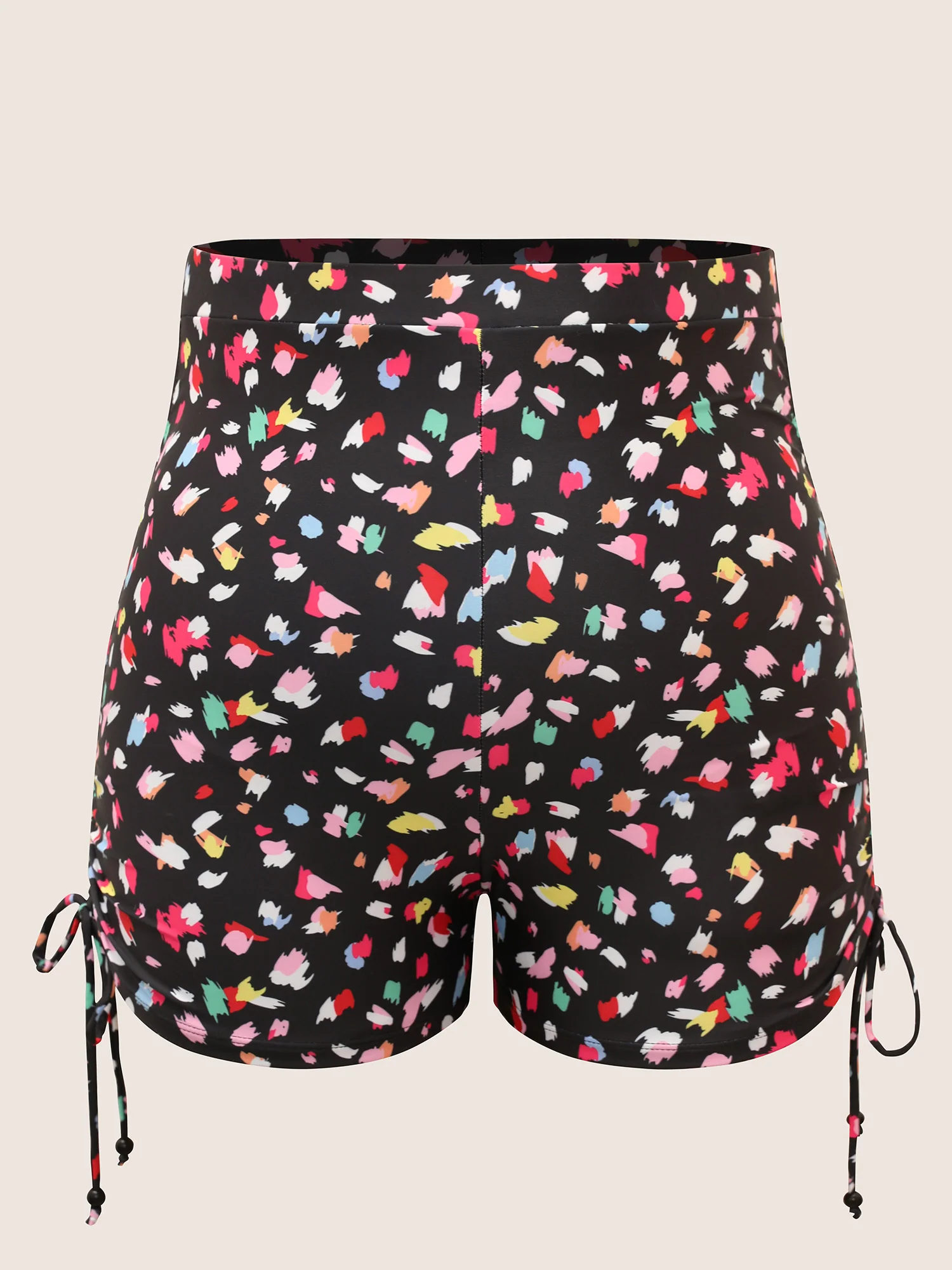 Allover Print Drawstring Skinny Swim Bottom - Image 12