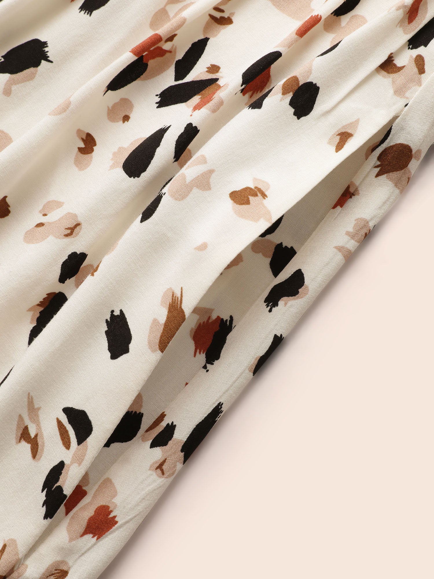 Allover Print Pocket Flutter Crossover Ruched Tank Dress - Image 10