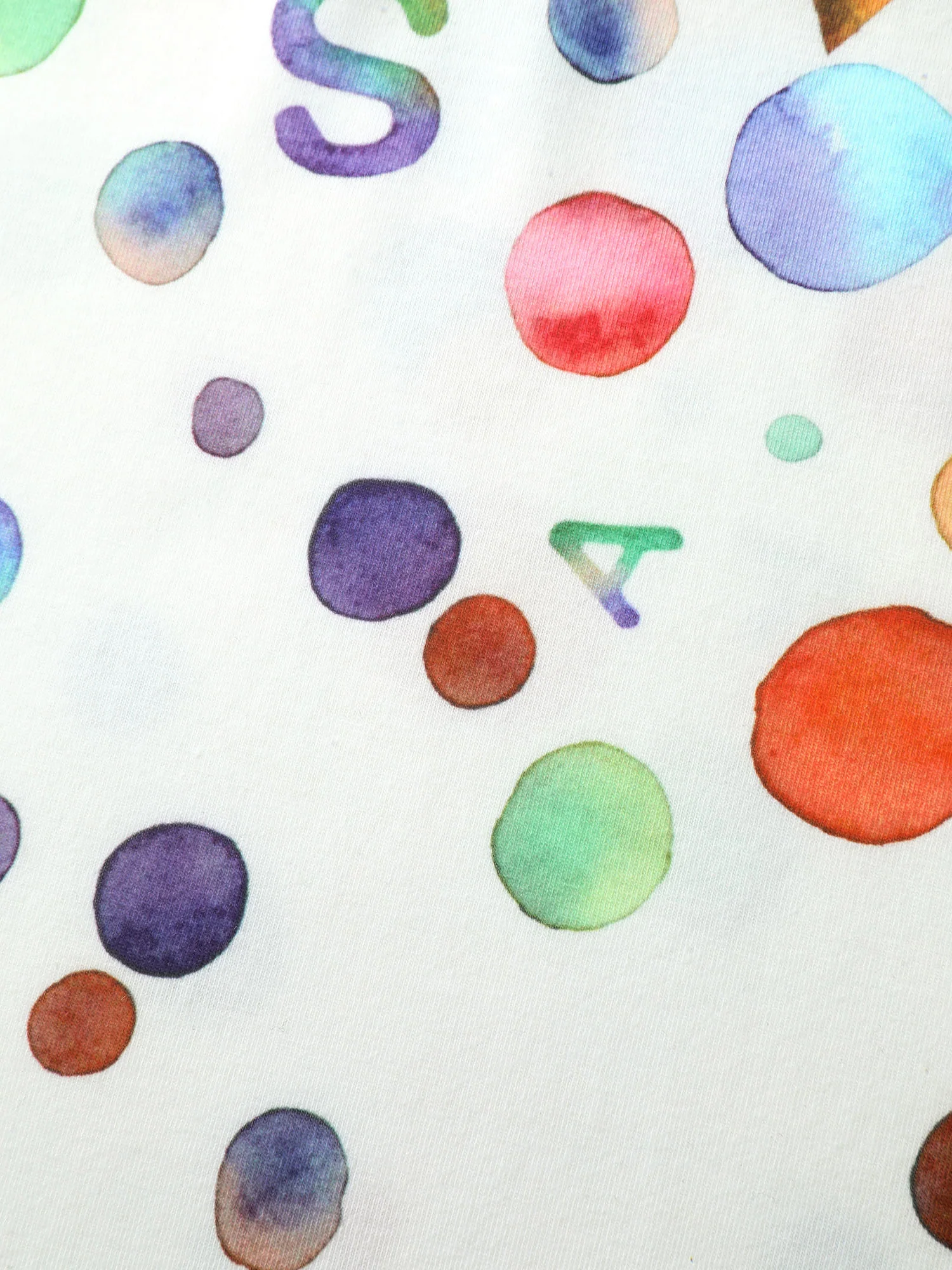 Alphabets Party Round Neck T-Shirt - Image 5