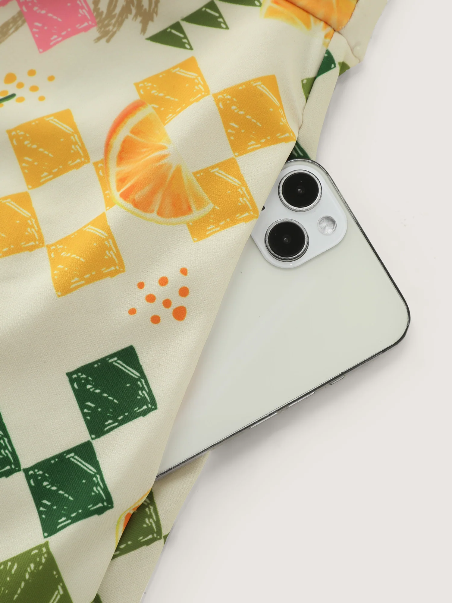 Anti-Float Tie Citrus Print Swim Dress - Image 8