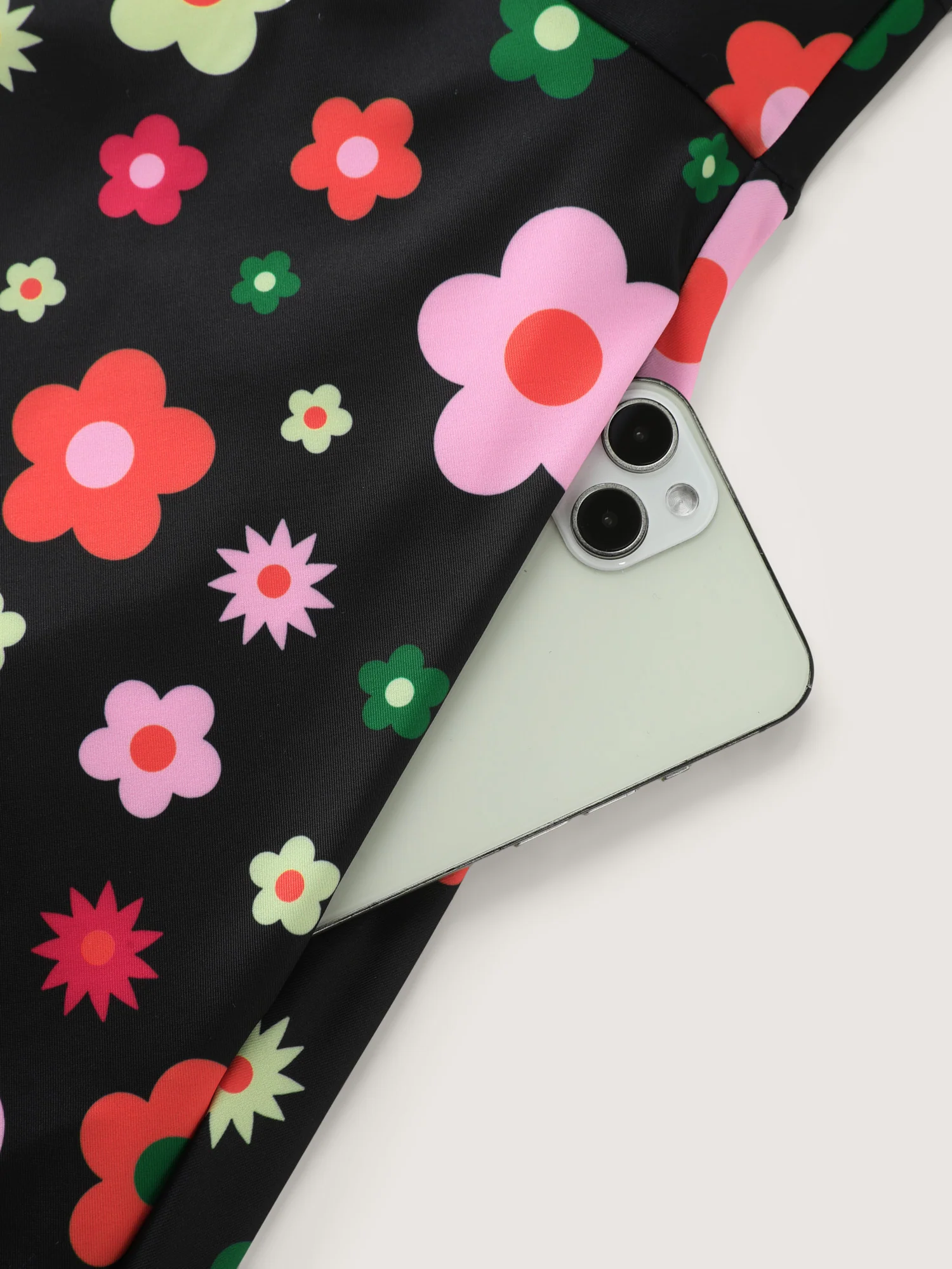 Anti-Float Tie Floral Pattern Swim Dress - Image 8