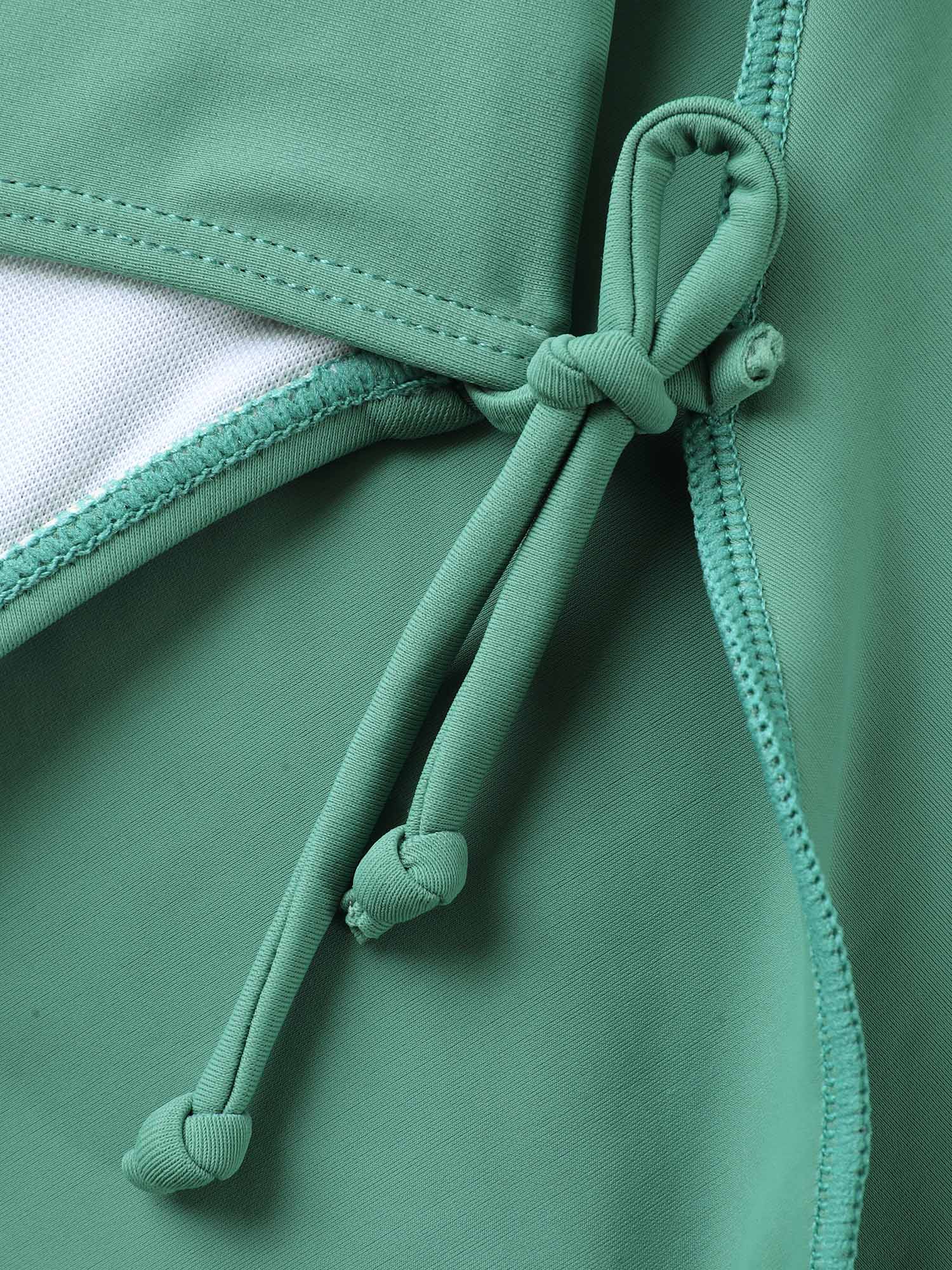 Anti Float Tie Metal Detail Swim Dress - Image 7