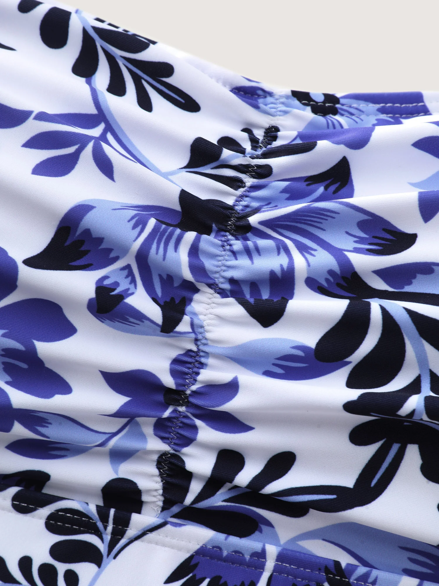 Anti-Float Tie Ruffled Pockets Swim Dress - Image 8