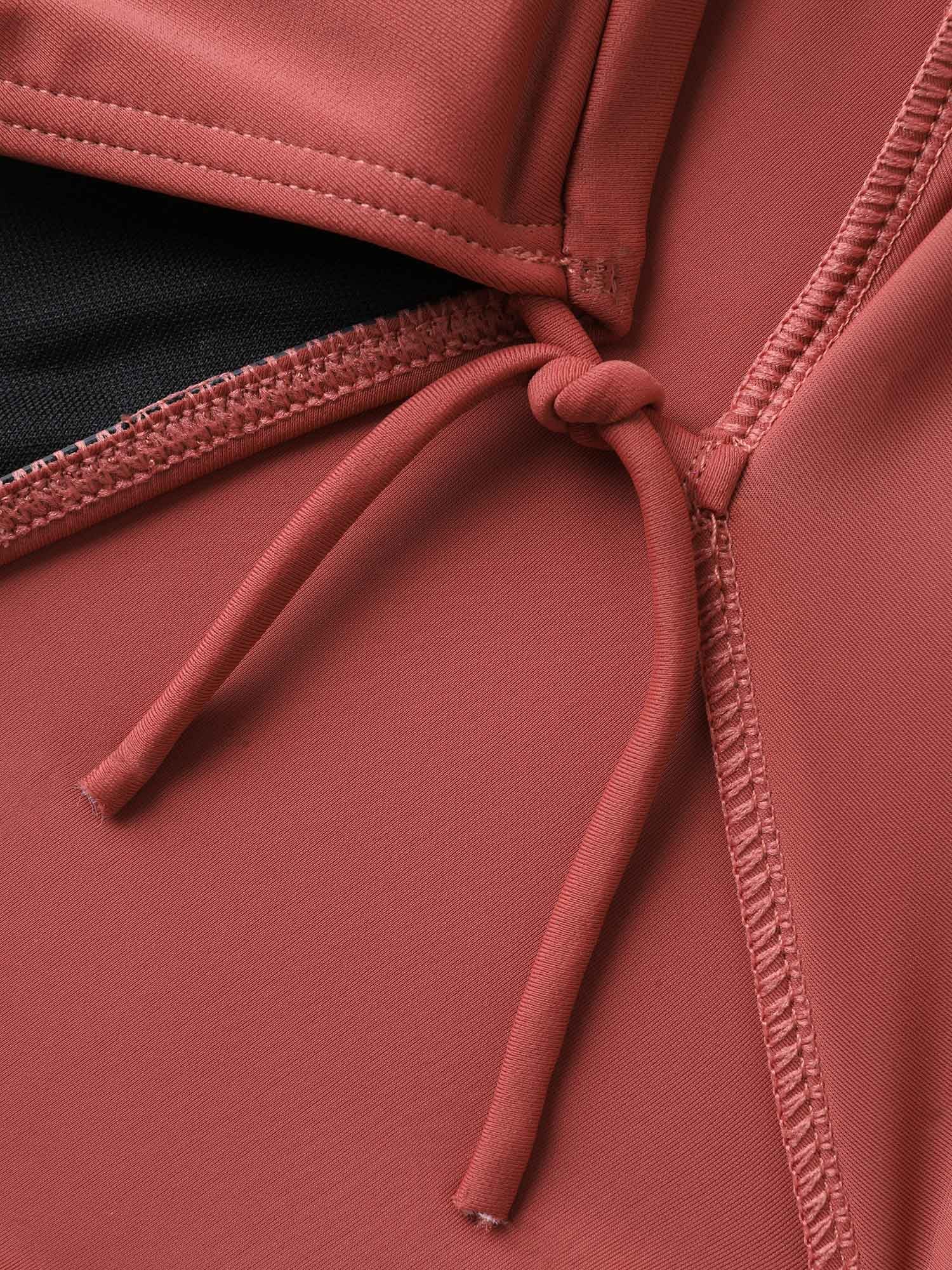 Anti-Float Ties Crossover Swim Dress - Image 9