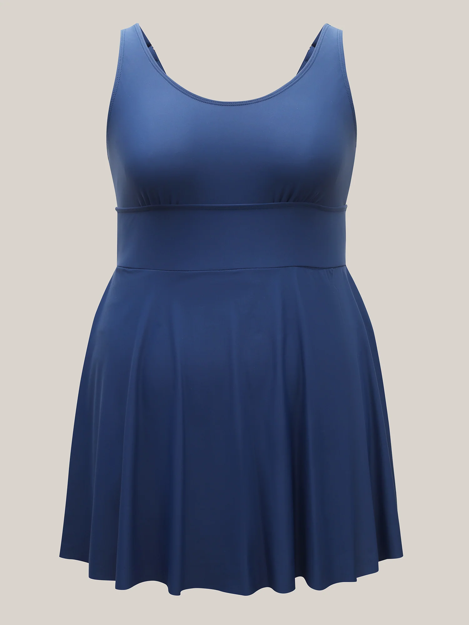 Anti-Float Ties Split Swim Dress - Image 6