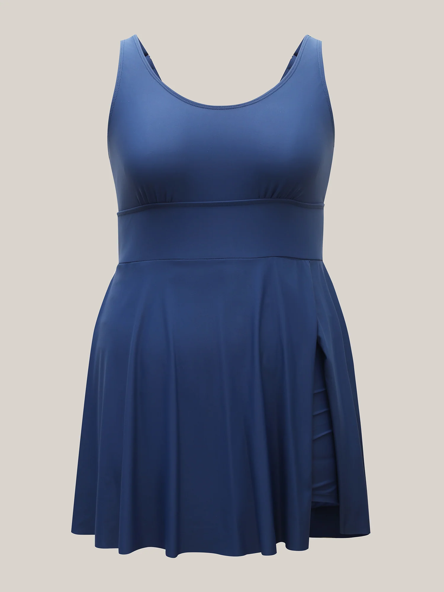 Anti-Float Ties Split Swim Dress - Image 7