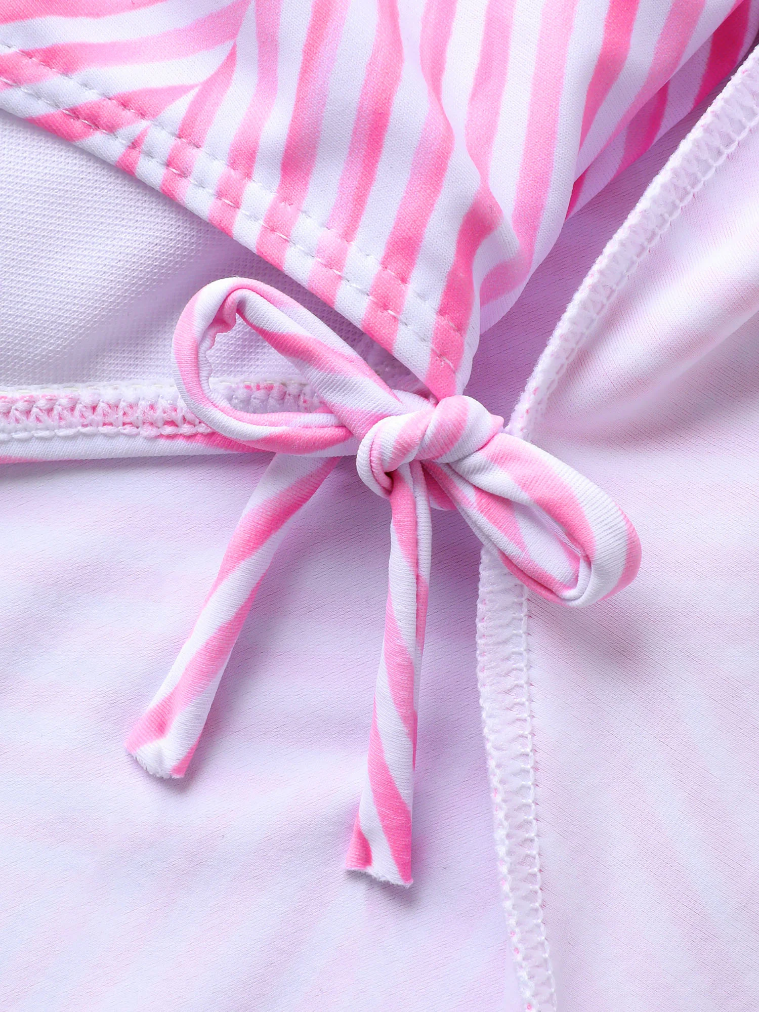 Anti-Float Ties Stripes Swim Dress - Image 8