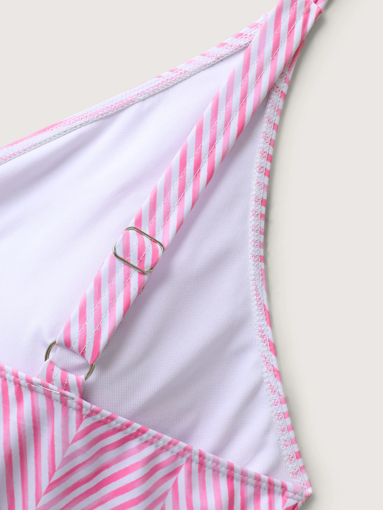 Anti-Float Ties Stripes Swim Dress - Image 9