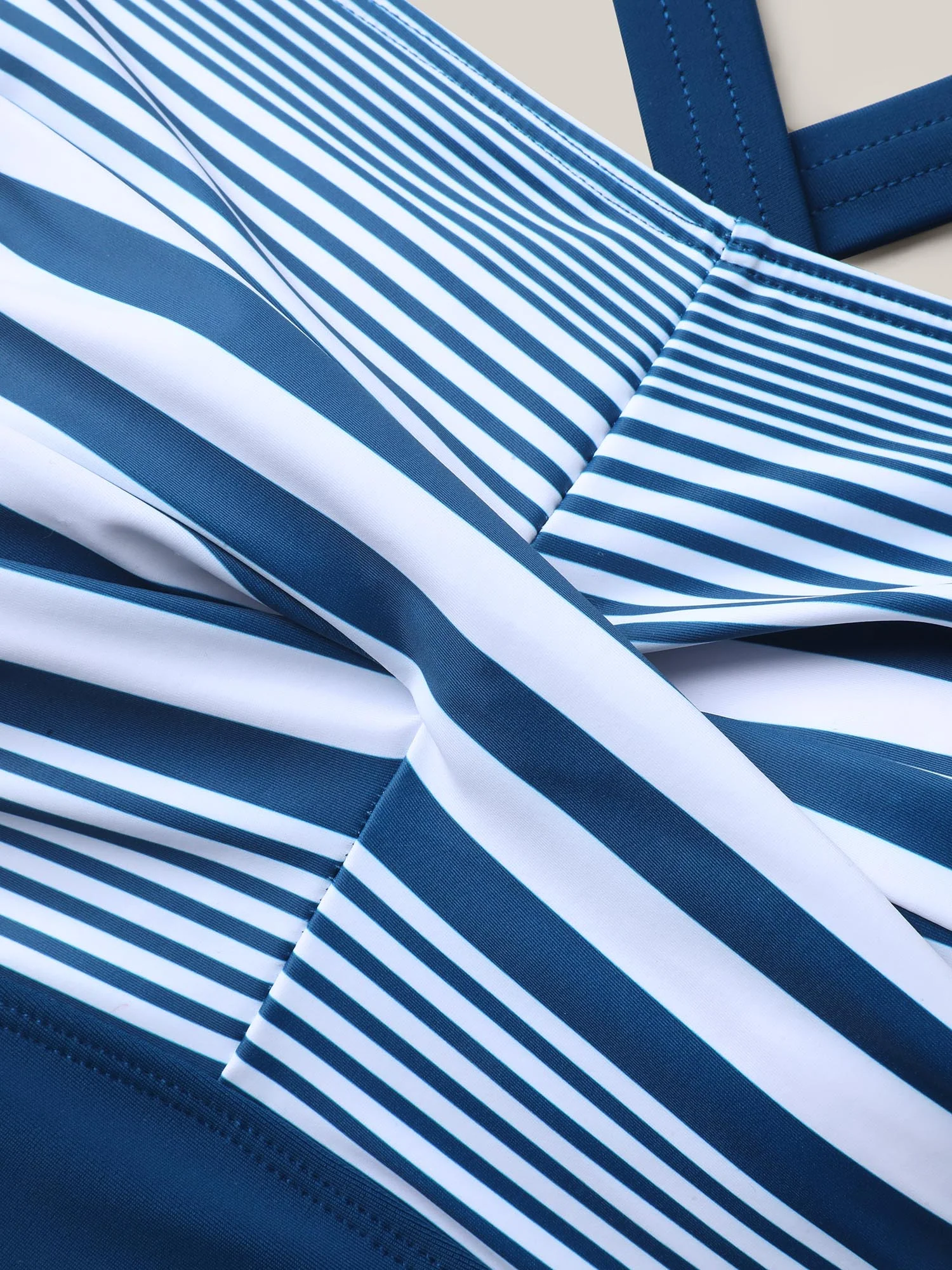 Anti-Float Ties Twist Belted Swim Dress - Image 7