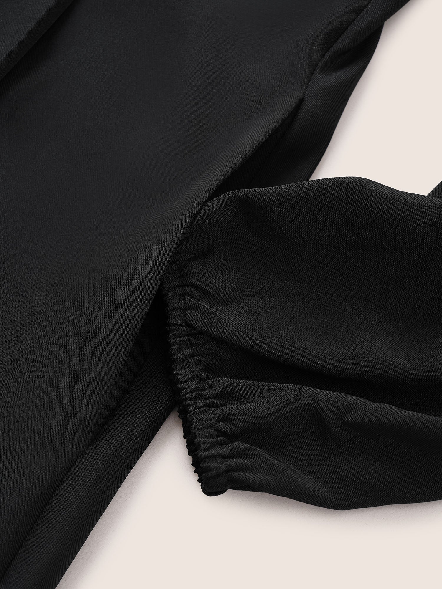 Anti-Wrinkle Asymmetrical Neck Keyhole Pleated Hem Dress - Image 6
