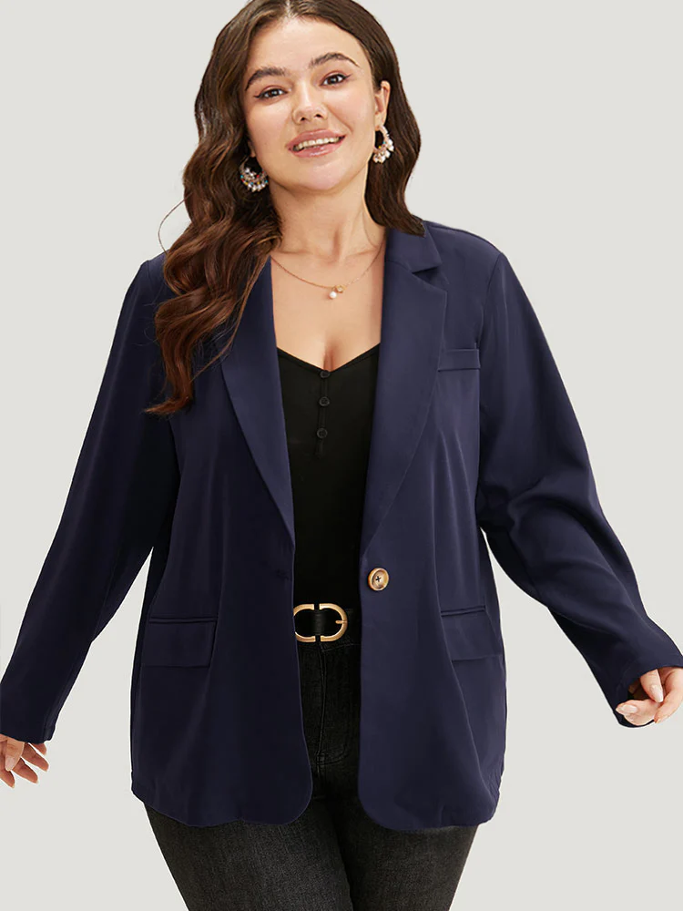 Button Through Belted Blazer - Image 5
