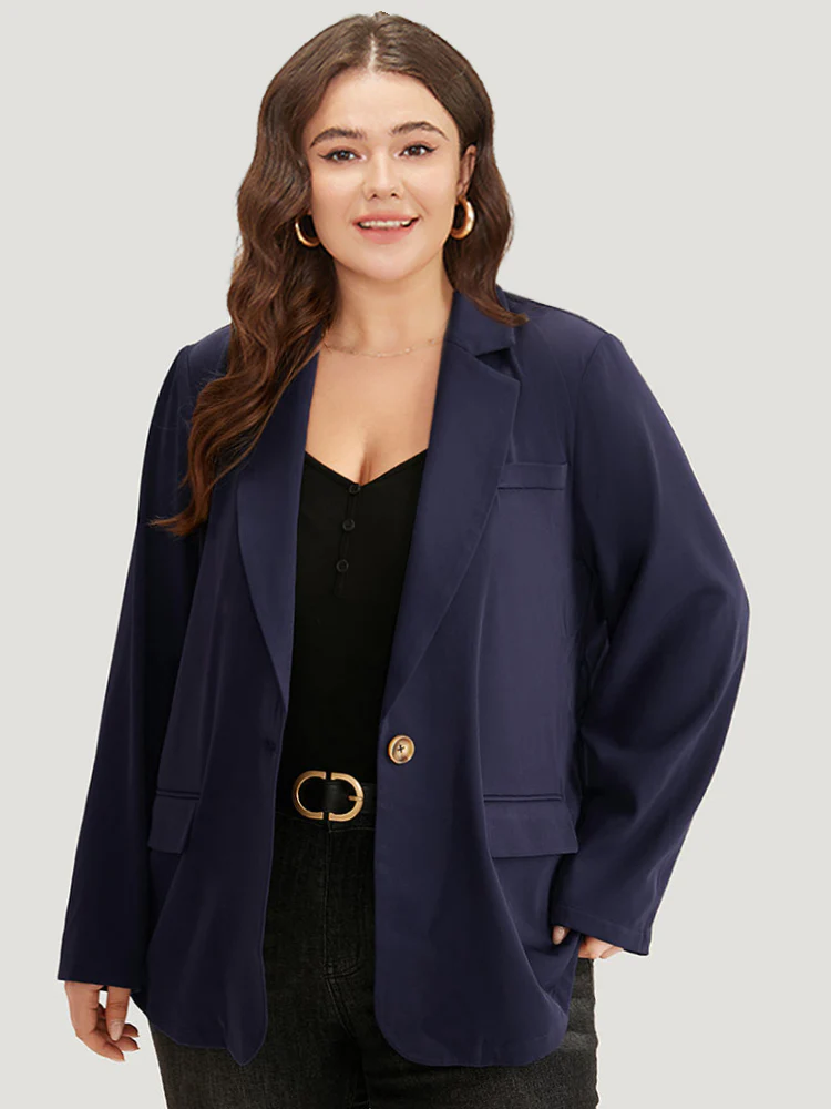 Button Through Belted Blazer - Image 6
