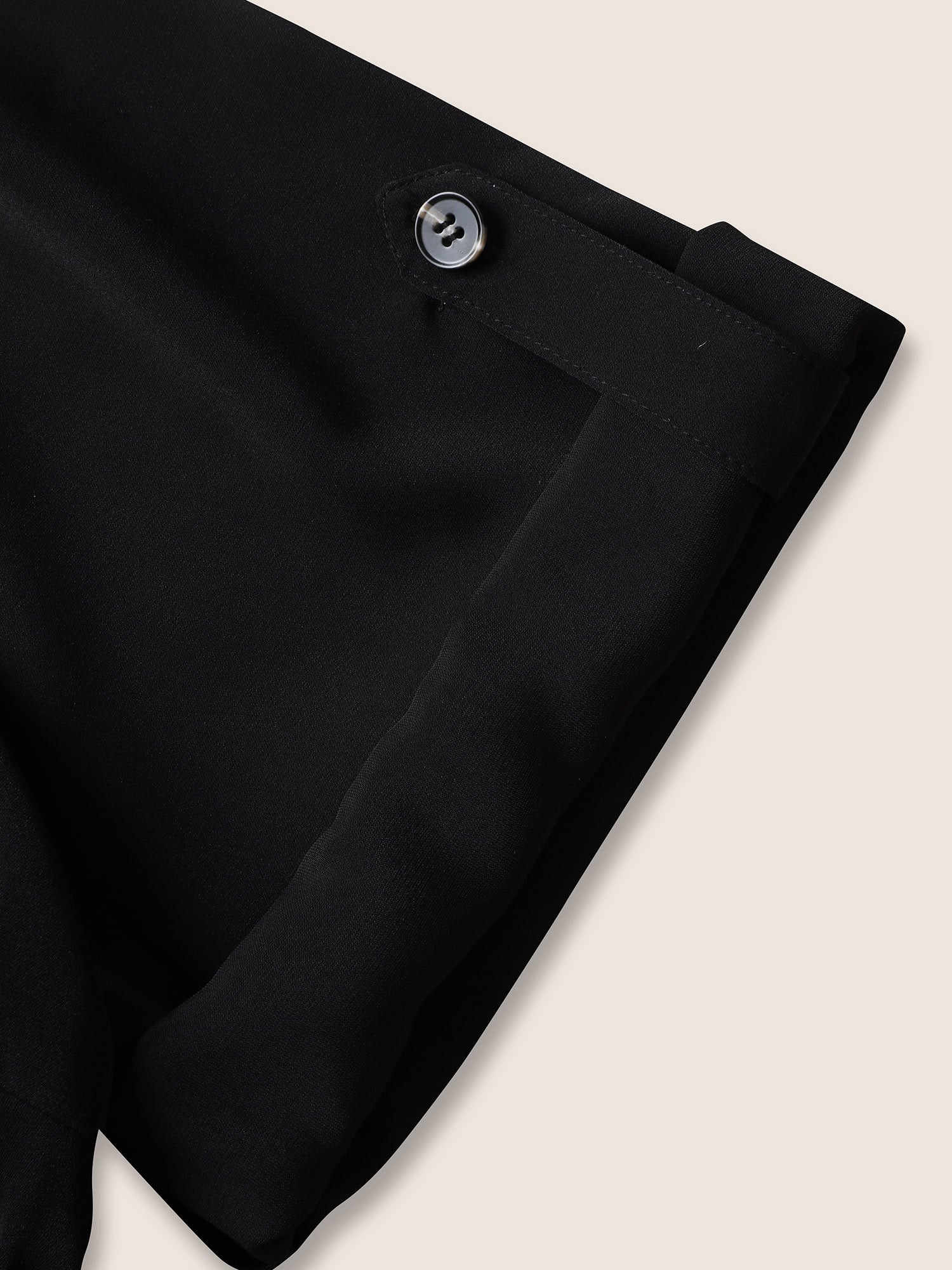 Shirt Collar Button Cuff Sleeve Blouse - Image 5