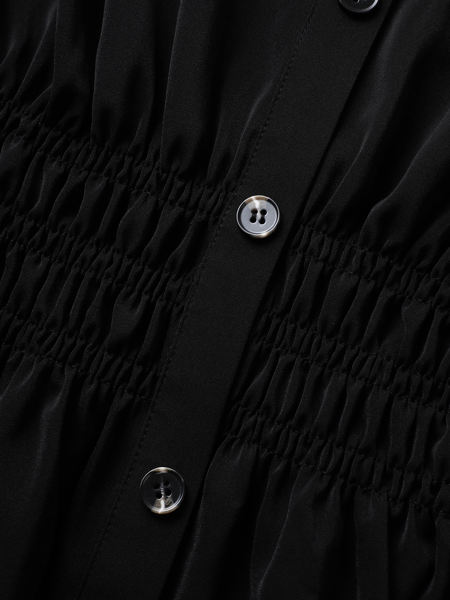 Shirt Collar Button Cuff Sleeve Blouse - Image 6