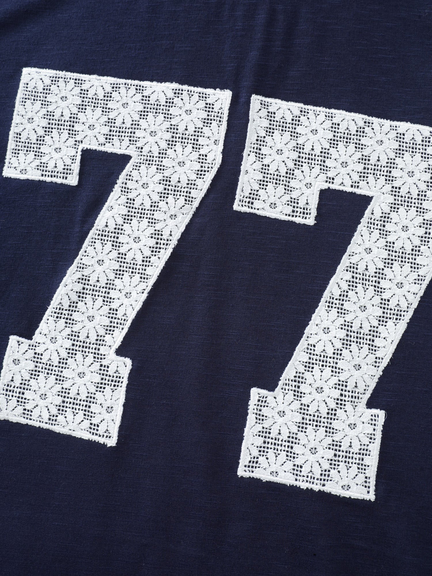 Applique Embroidery Stretchy Sweatshirt - Image 6
